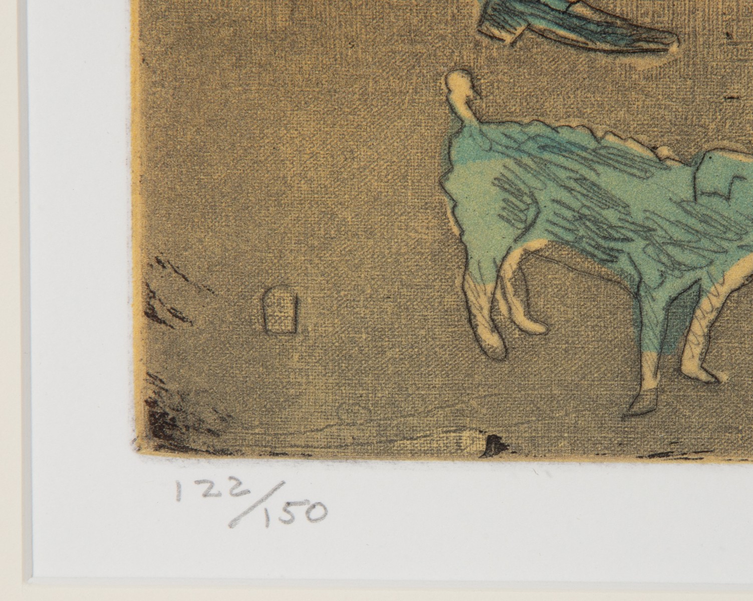 WARRINGTON COLESCOTT (1921-2018) PENCIL SIGNED ETCHING