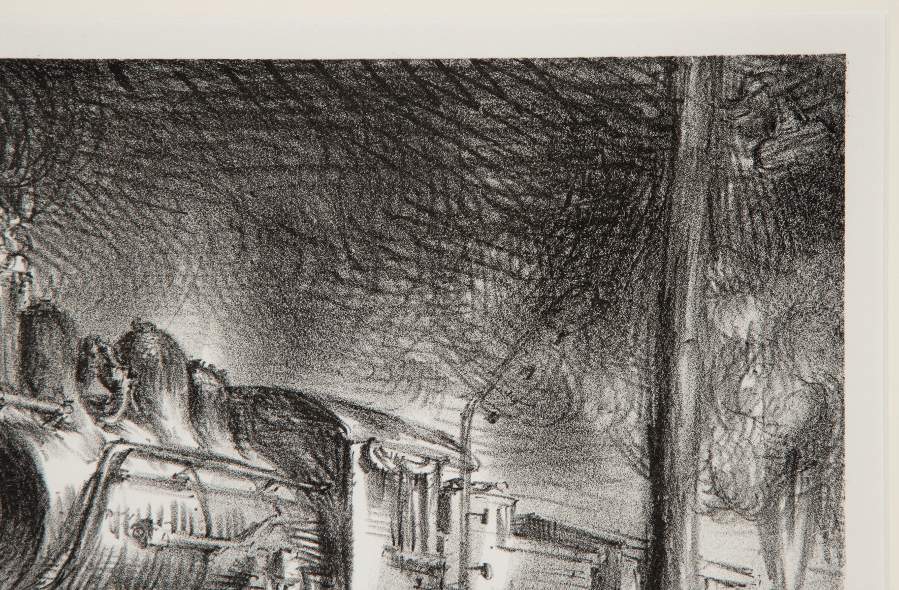 REGINALD MARSH (1898-1954) PENCIL SIGNED LITHOGRAPH