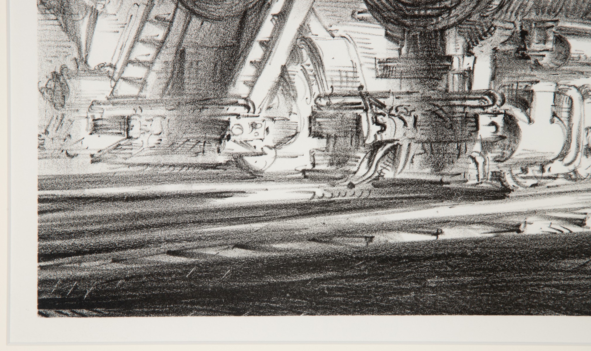 REGINALD MARSH (1898-1954) PENCIL SIGNED LITHOGRAPH