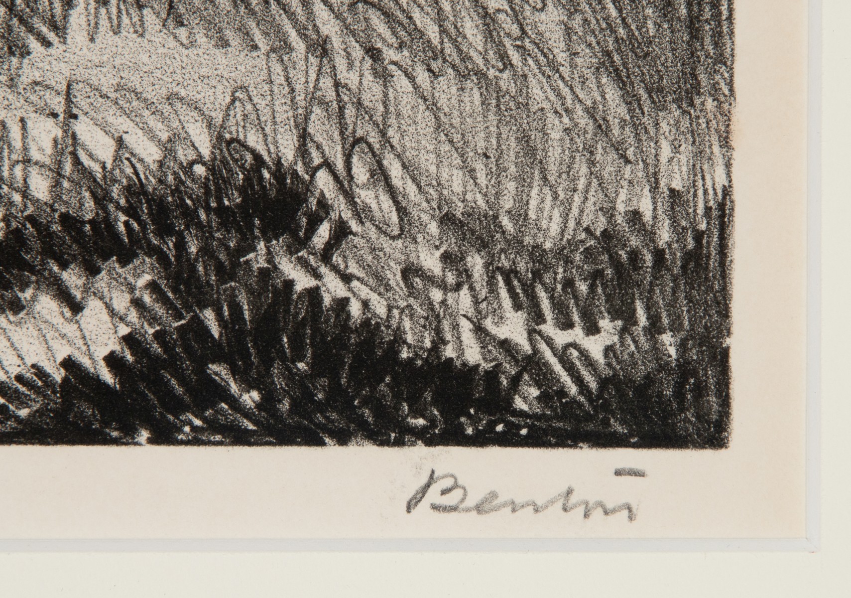 THOMAS HART BENTON (1889-1975) PENCIL SIGNED LITHOGRAPH