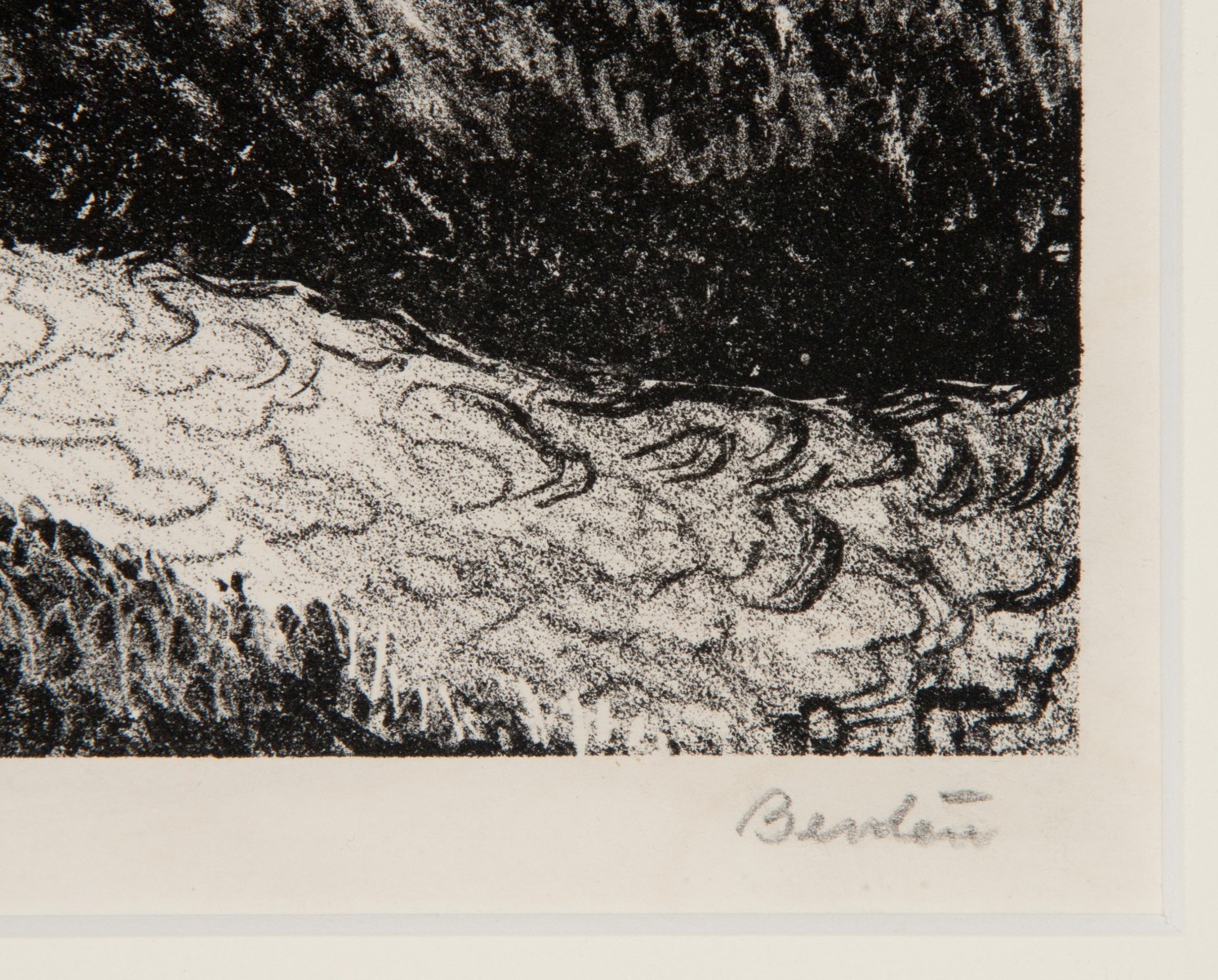 THOMAS HART BENTON (1889-1975) PENCIL SIGNED LITHOGRAPH