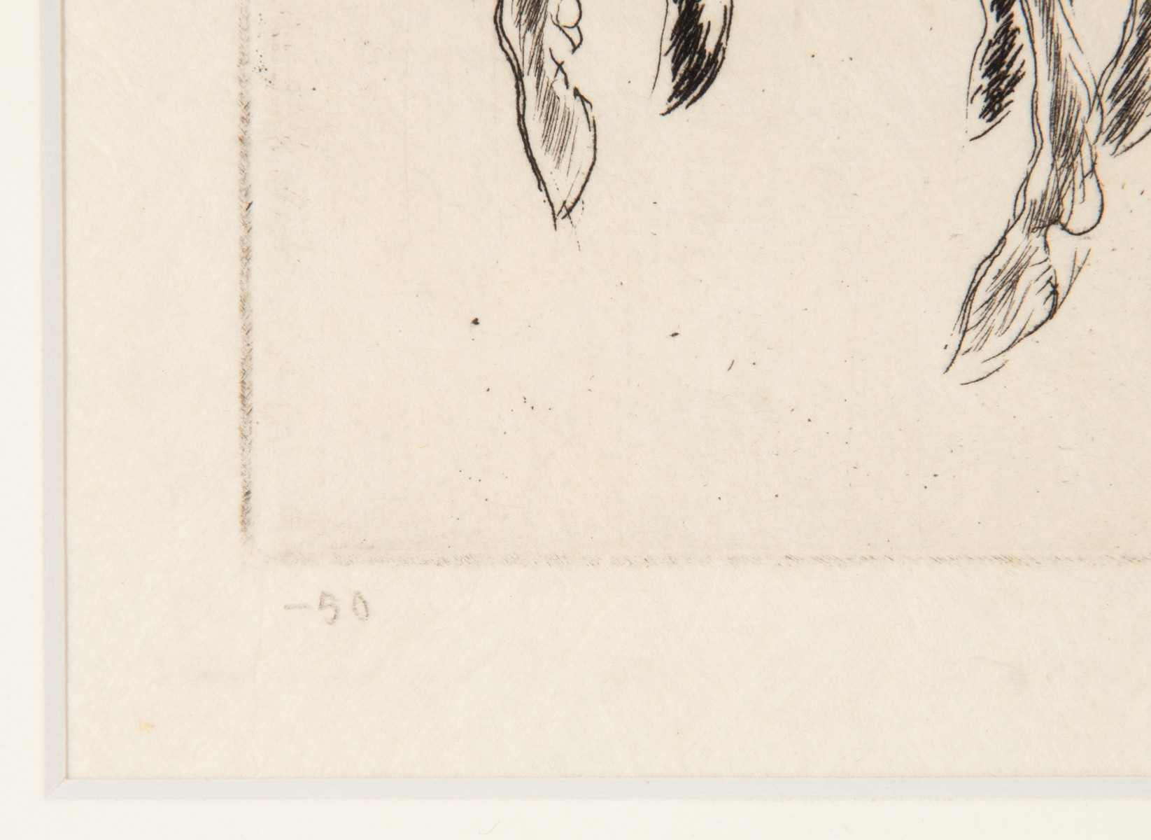 THOMAS HANDFORTH (1897-1948) PENCIL SIGNED ETCHING