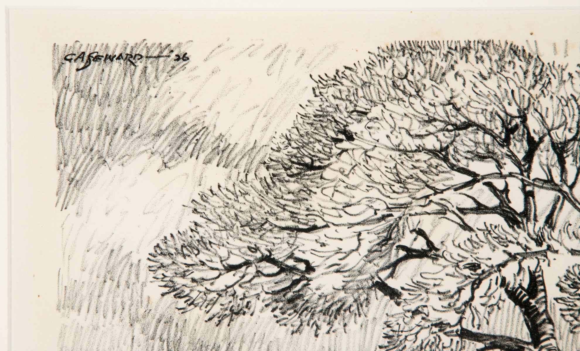 C.A. SEWARD (1884-1939) PENCIL SIGNED LITHOGRAPH