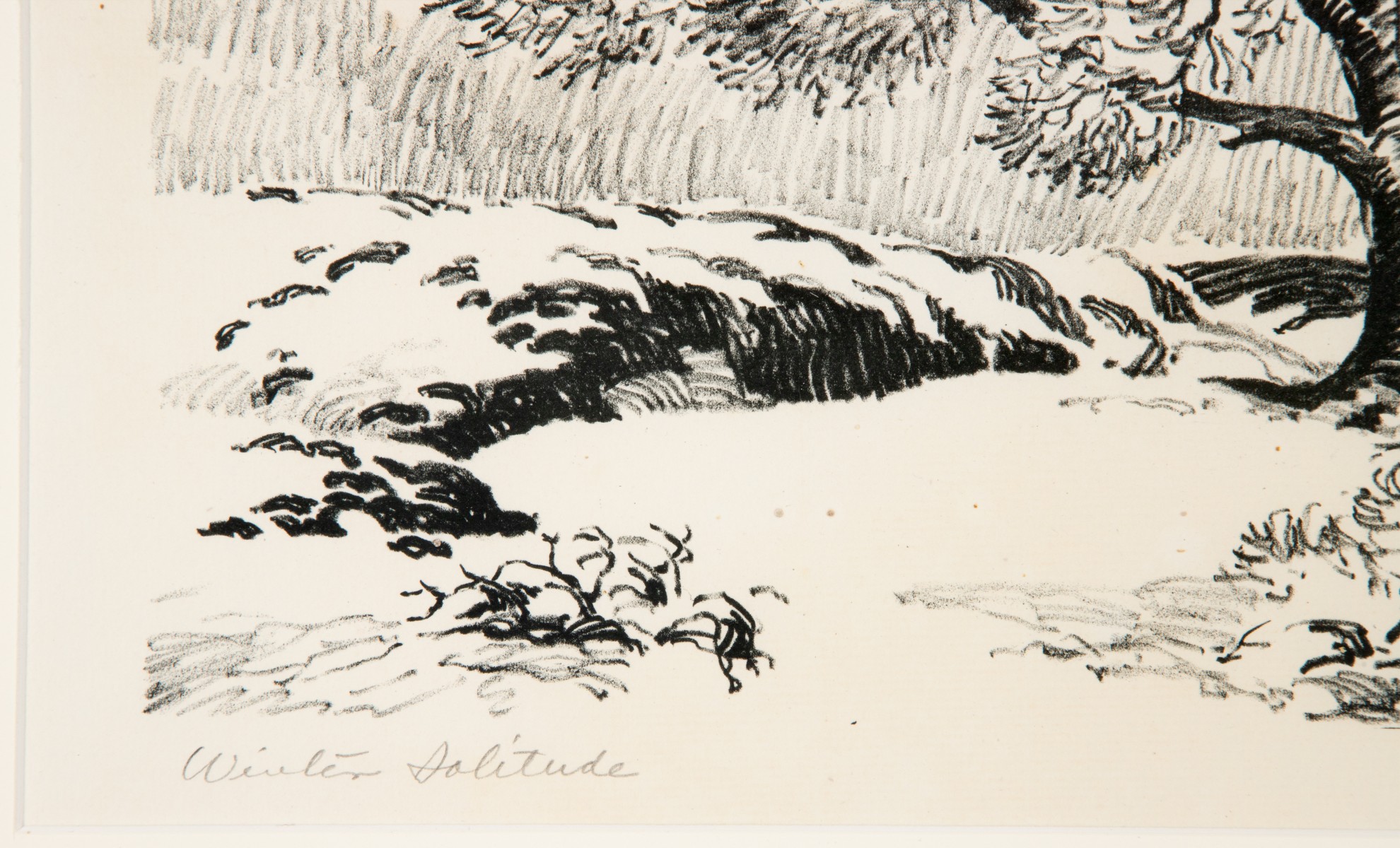 C.A. SEWARD (1884-1939) PENCIL SIGNED LITHOGRAPH