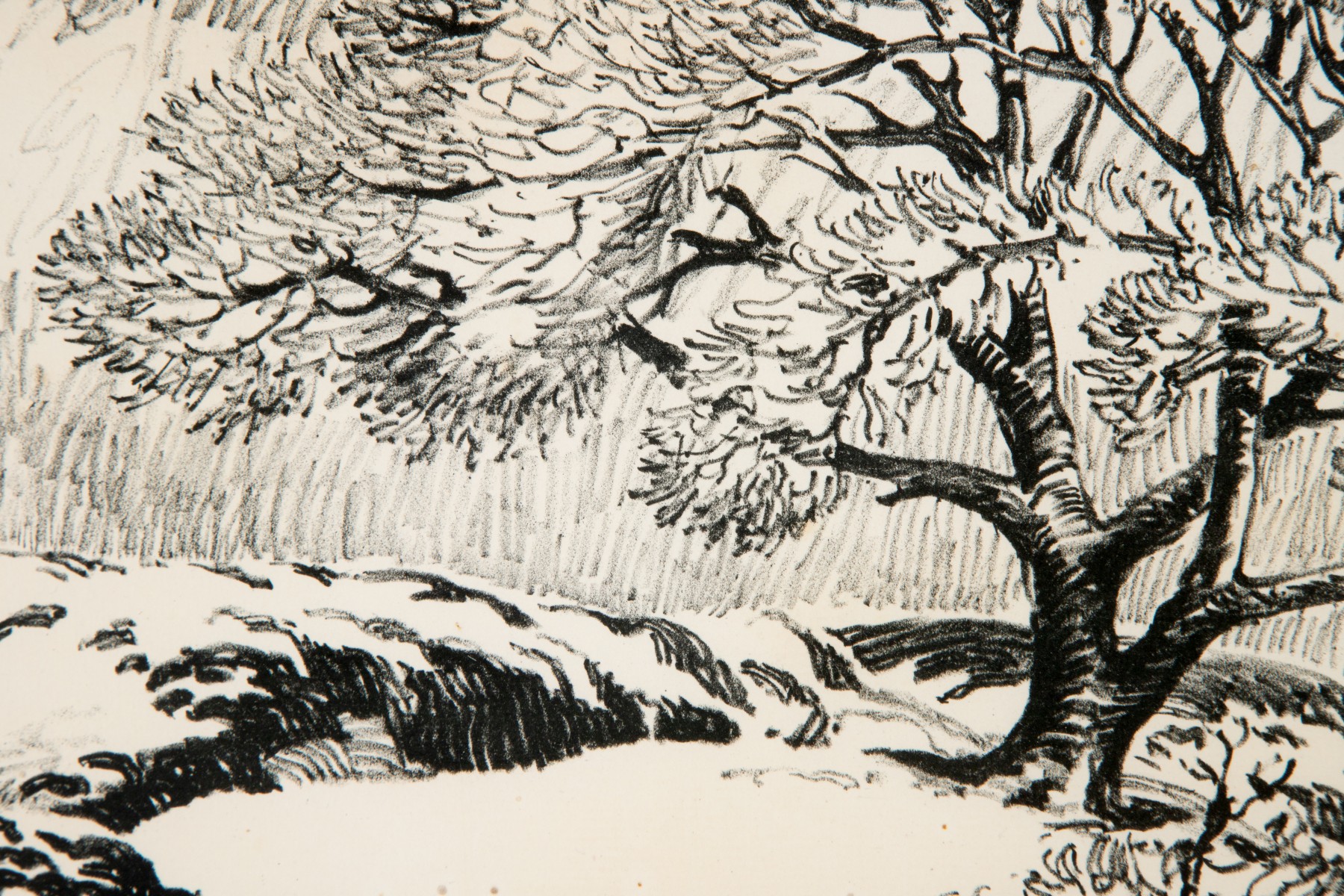 C.A. SEWARD (1884-1939) PENCIL SIGNED LITHOGRAPH