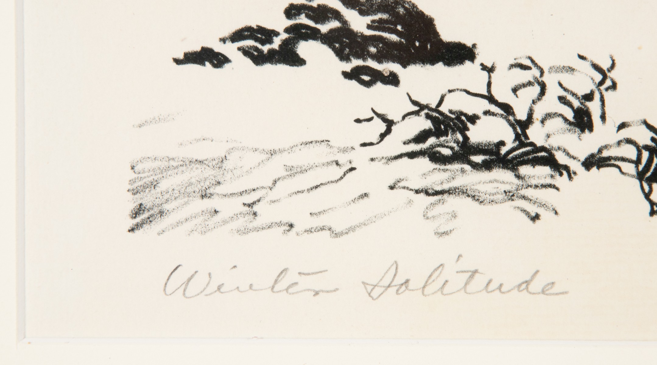 C.A. SEWARD (1884-1939) PENCIL SIGNED LITHOGRAPH
