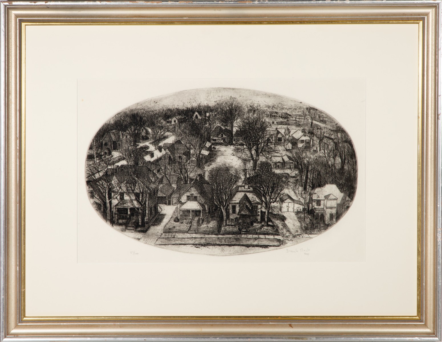 FRANK STACK (B. 1937) PENCIL SIGNED ETCHING