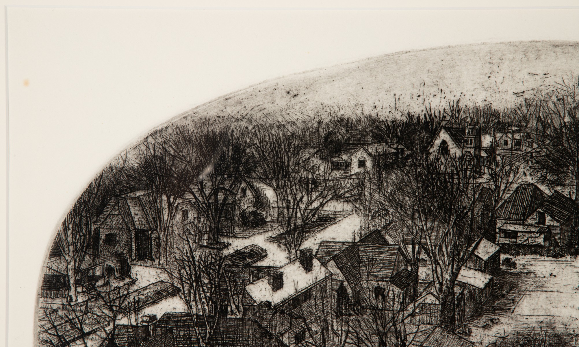 FRANK STACK (B. 1937) PENCIL SIGNED ETCHING