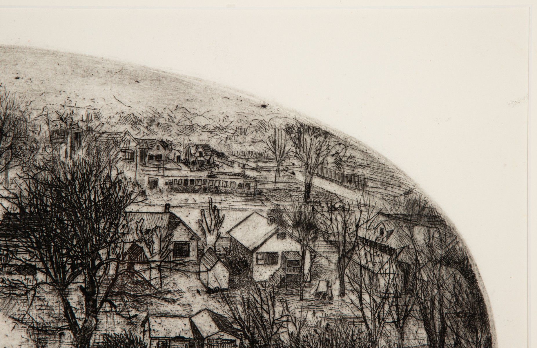 FRANK STACK (B. 1937) PENCIL SIGNED ETCHING