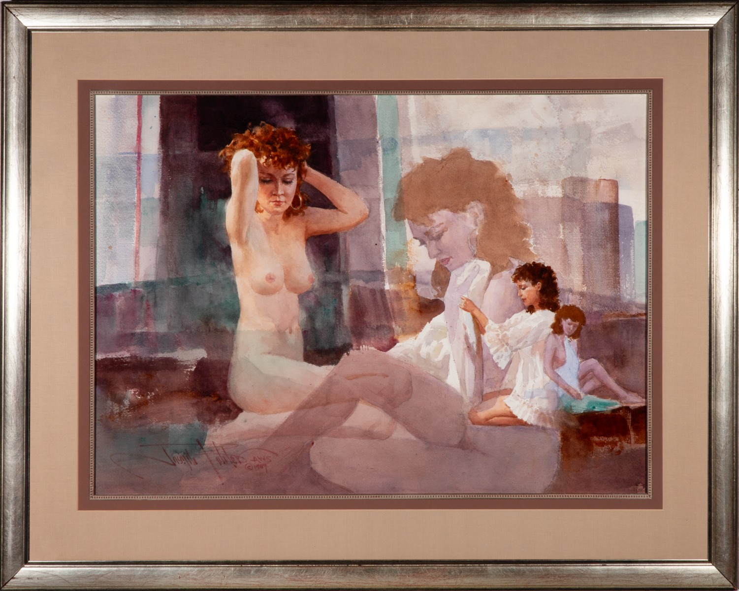 JOSEPH BOHLER (Born 1938) WATERCOLOR ON PAPER
