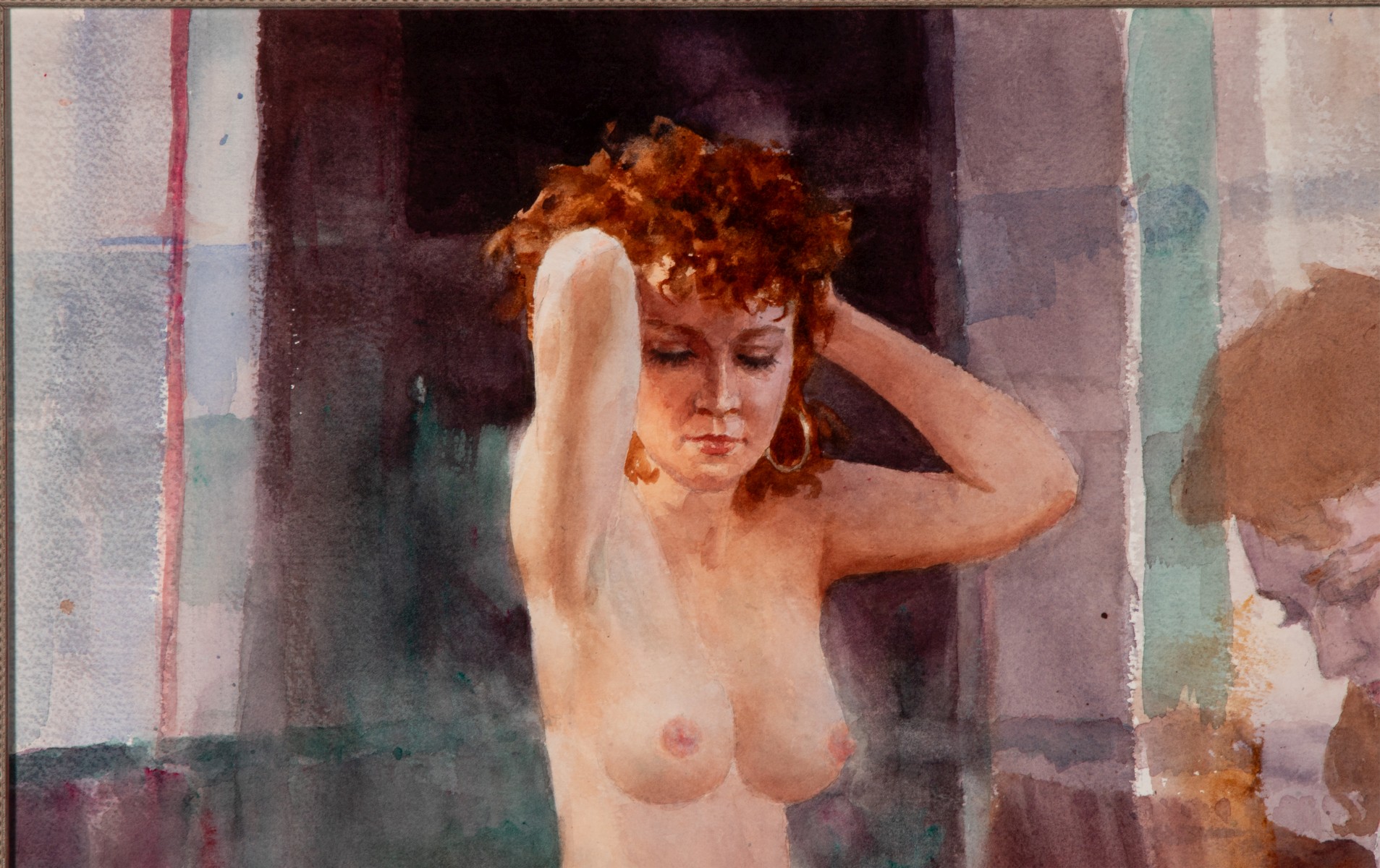 JOSEPH BOHLER (Born 1938) WATERCOLOR ON PAPER