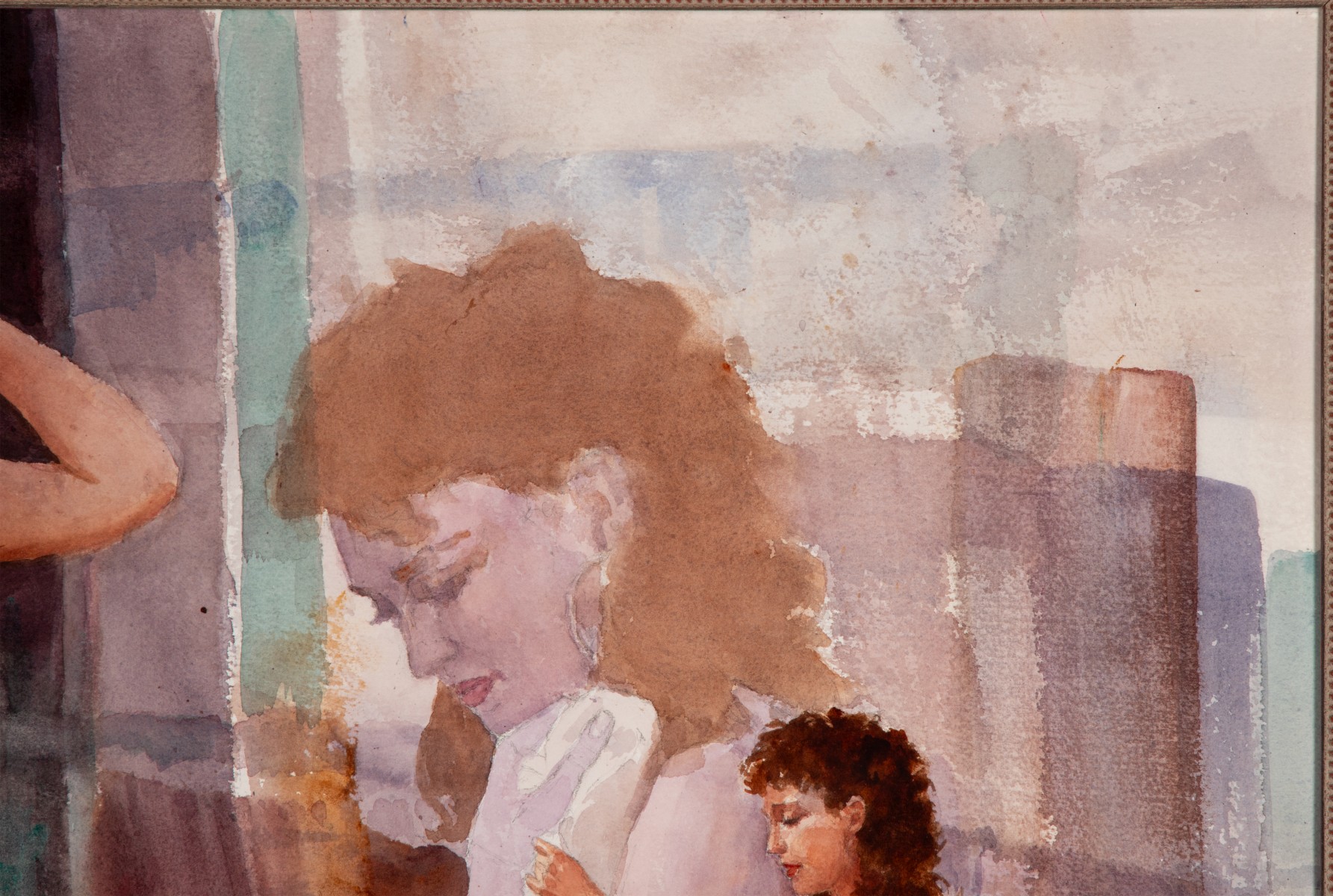 JOSEPH BOHLER (Born 1938) WATERCOLOR ON PAPER