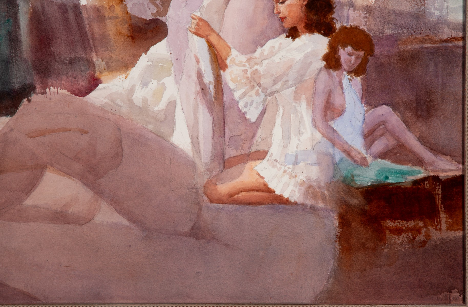 JOSEPH BOHLER (Born 1938) WATERCOLOR ON PAPER