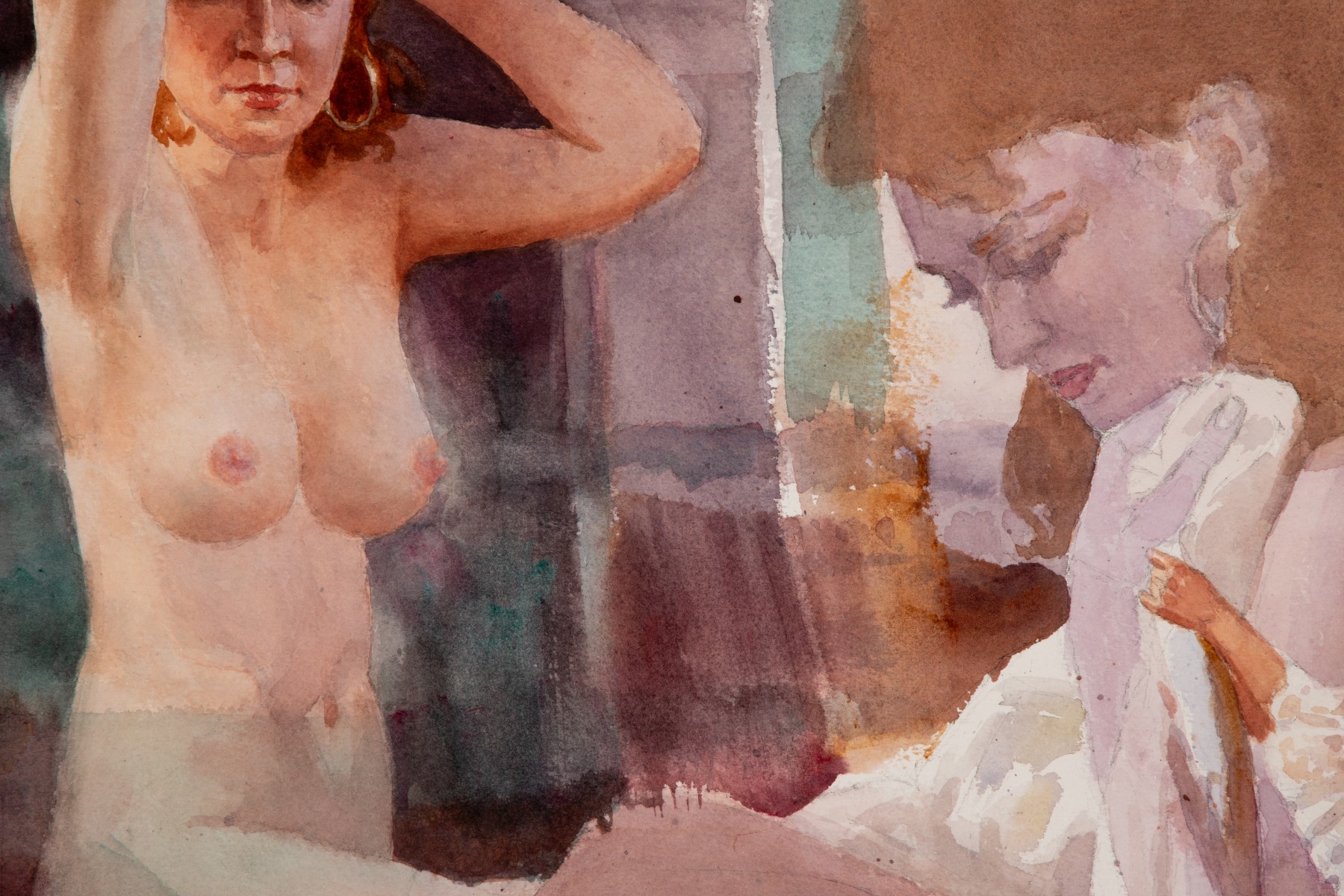 JOSEPH BOHLER (Born 1938) WATERCOLOR ON PAPER