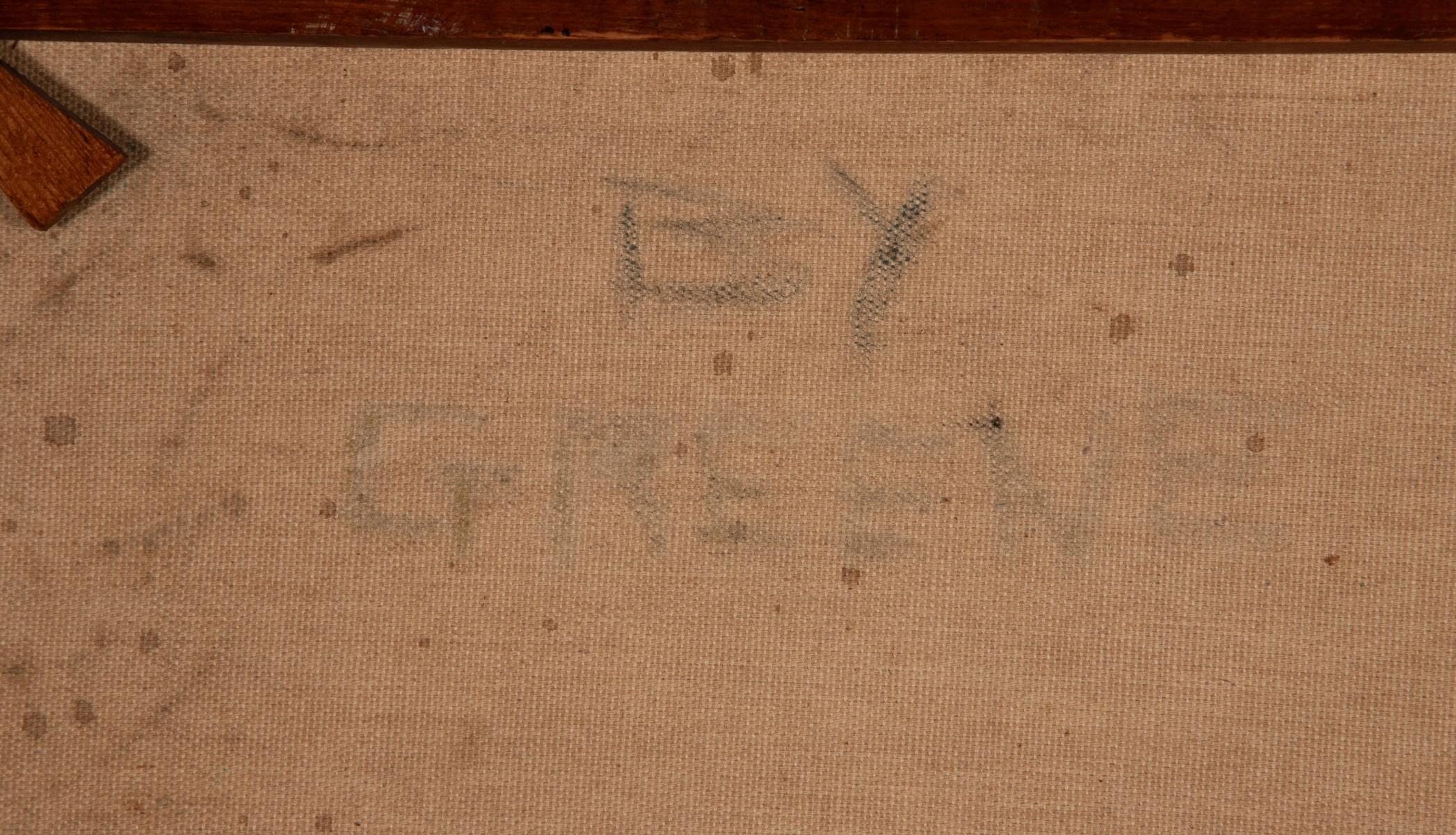 EARLY 20TH CENTURY AMERICAN SCHOOL OIL SIGNED GREENE