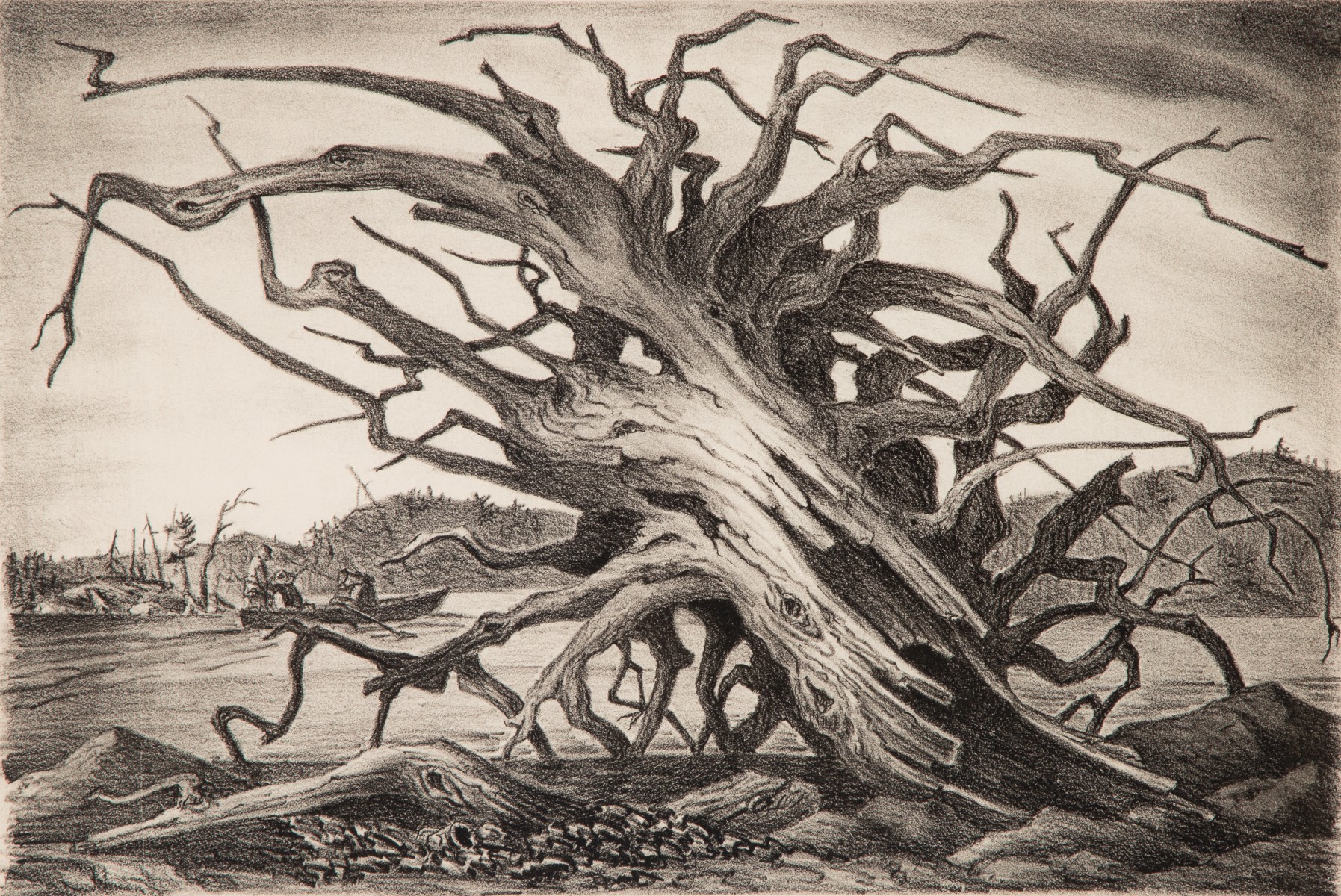 FREDERICK HAGAN (1918-2003) PENCIL SIGNED LITHOGRAPH