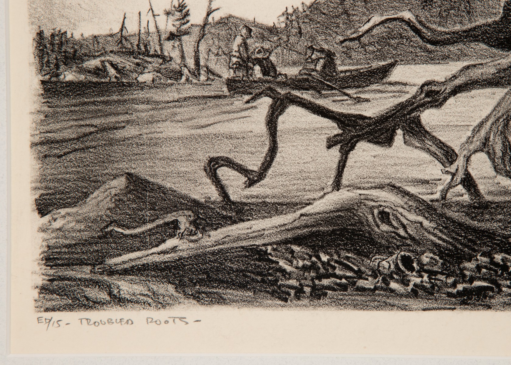 FREDERICK HAGAN (1918-2003) PENCIL SIGNED LITHOGRAPH