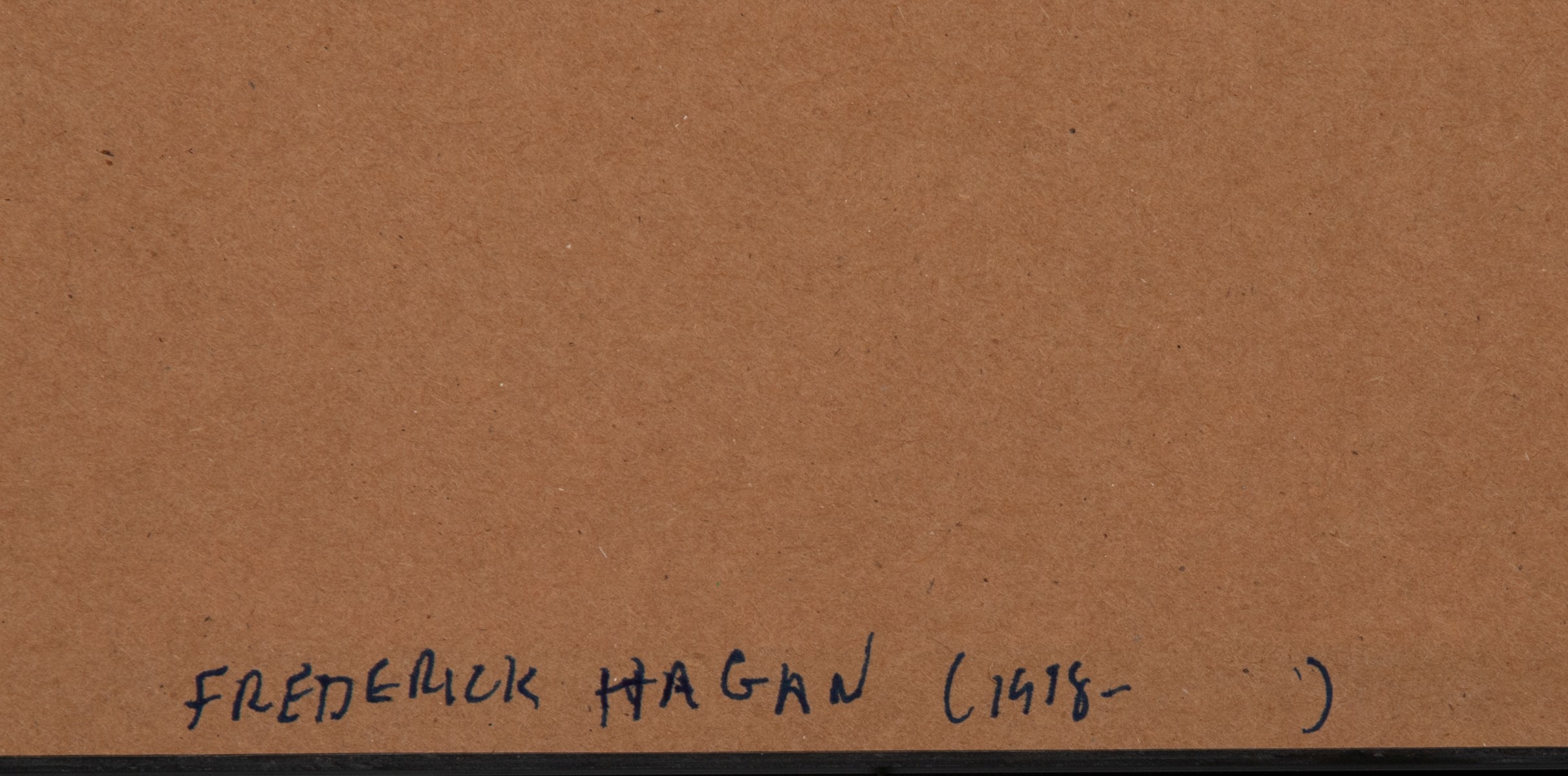 FREDERICK HAGAN (1918-2003) PENCIL SIGNED LITHOGRAPH