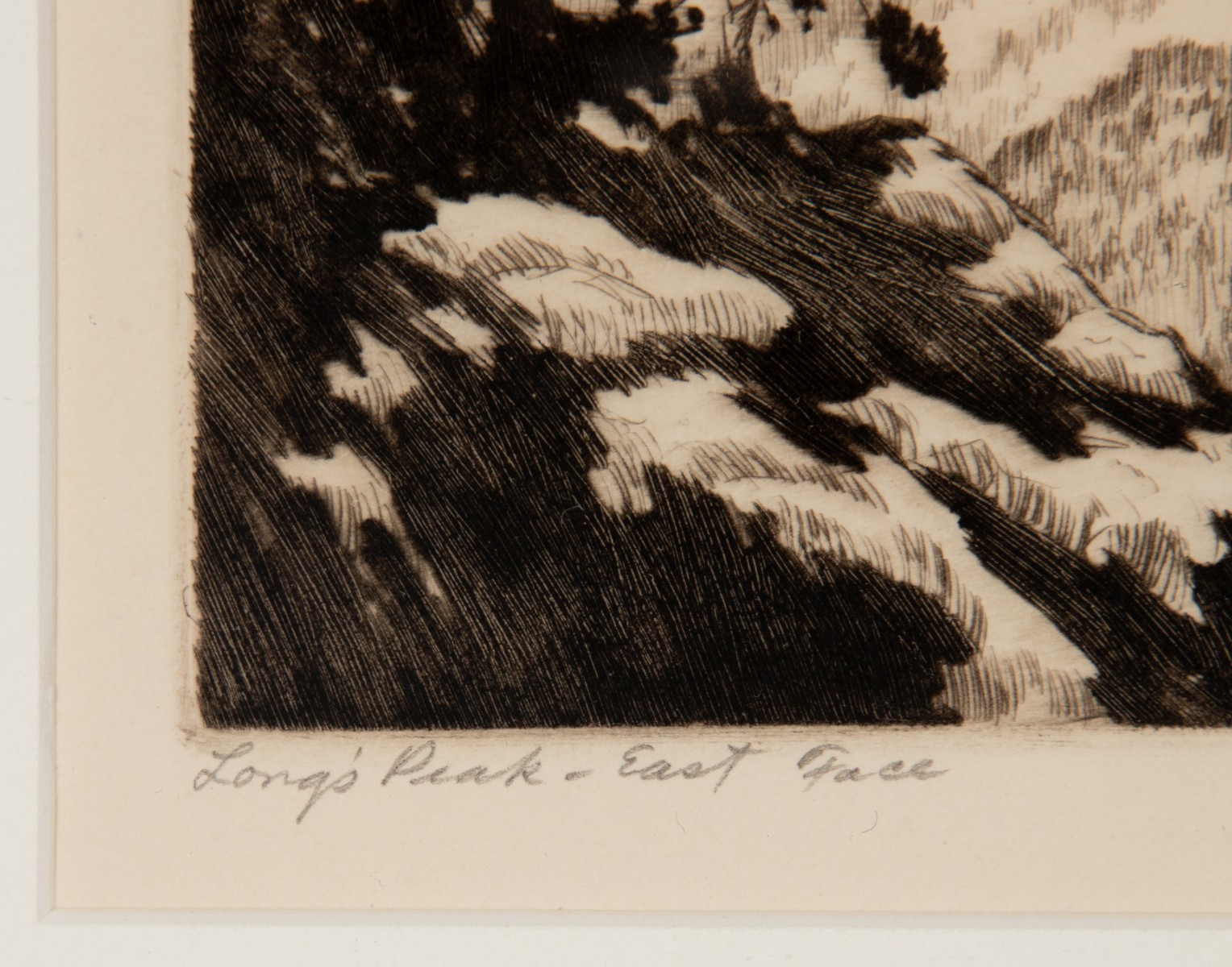 LYMAN BYXBE (1886-1980) EARLY PENCIL SIGNED DRYPOINT