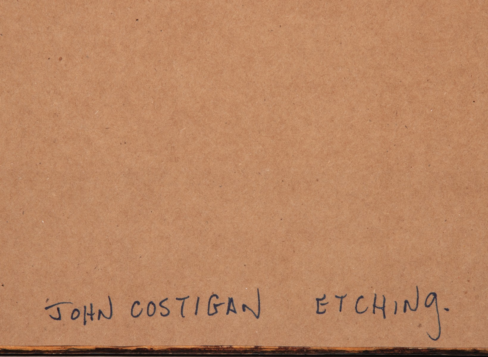 JOHN E. COSTIGAN (1888-1972) PENCIL SIGNED AAA ETCHING