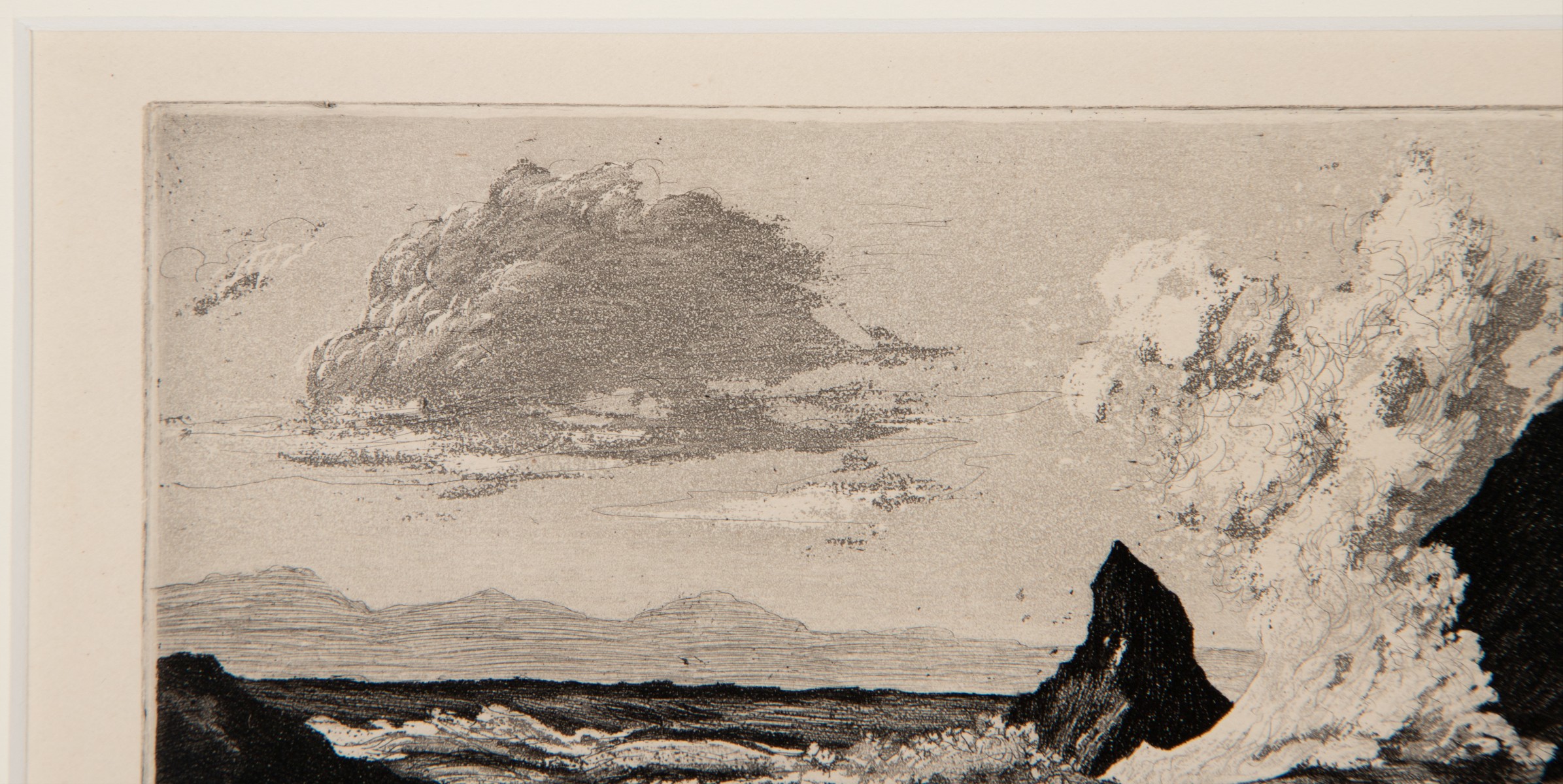 LYMAN BYXBE (1886-1980) PENCIL SIGNED AQUATINT ETCHING