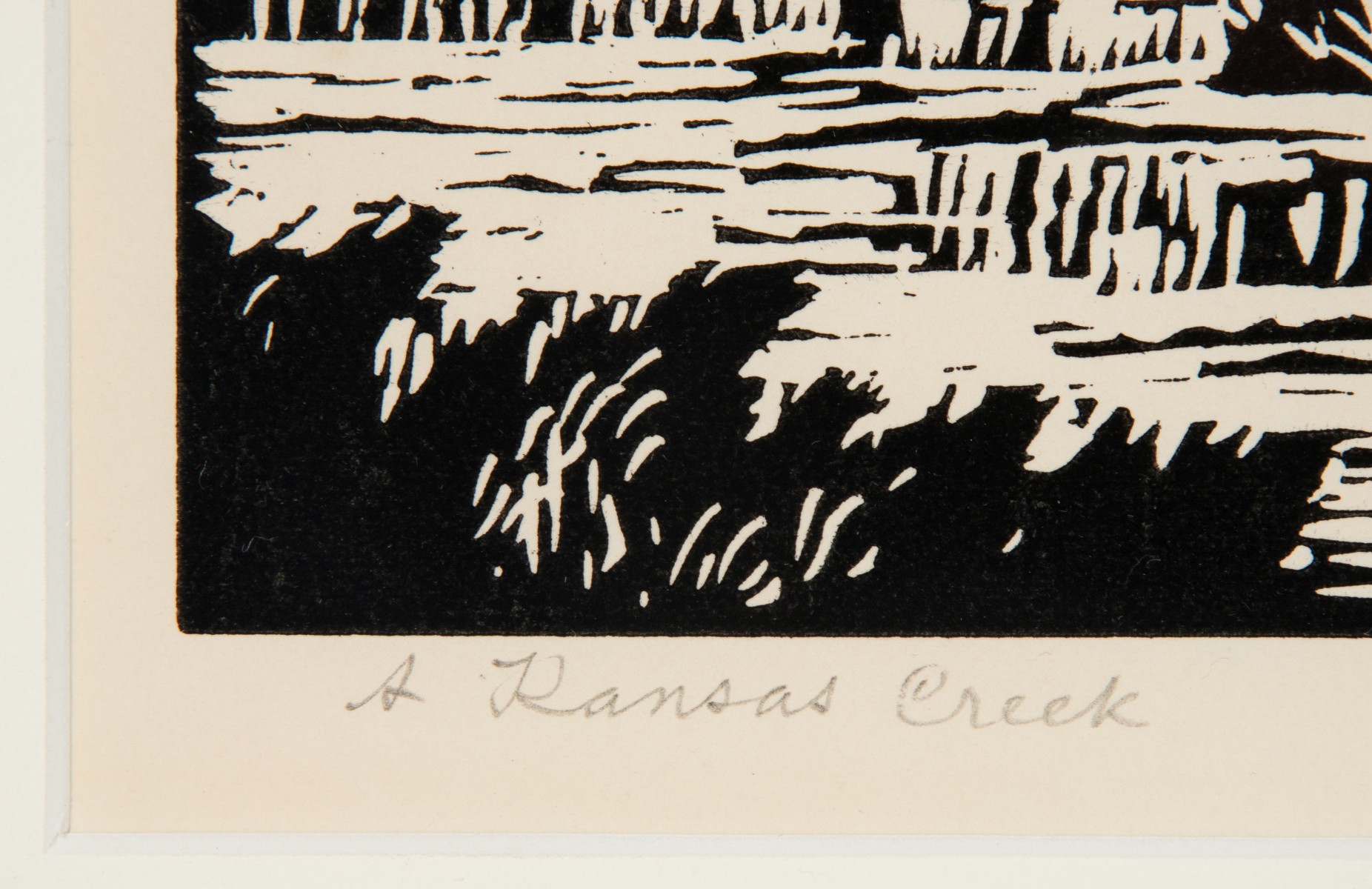 BIRGER SANDZÉN (1871-1954) PENCIL SIGNED LINOCUT
