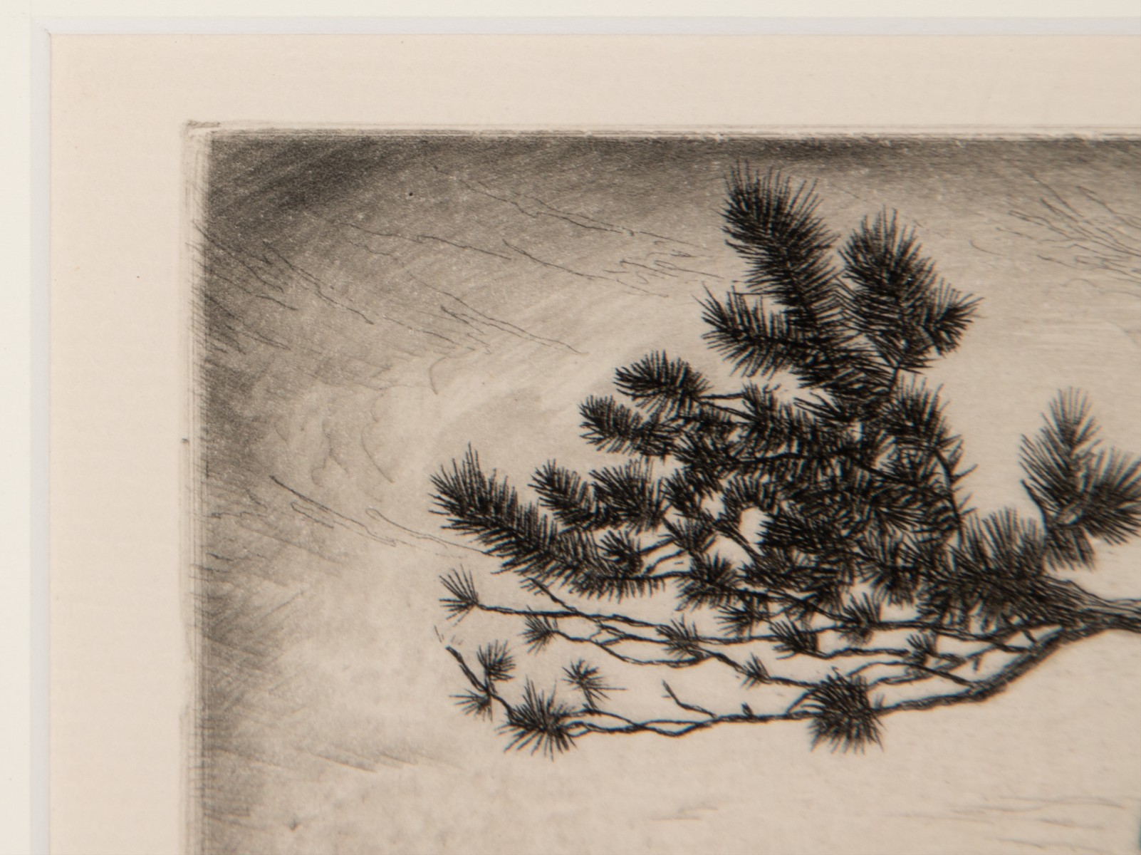 LYMAN BYXBE (1886-1980) PENCIL SIGNED DRYPOINT