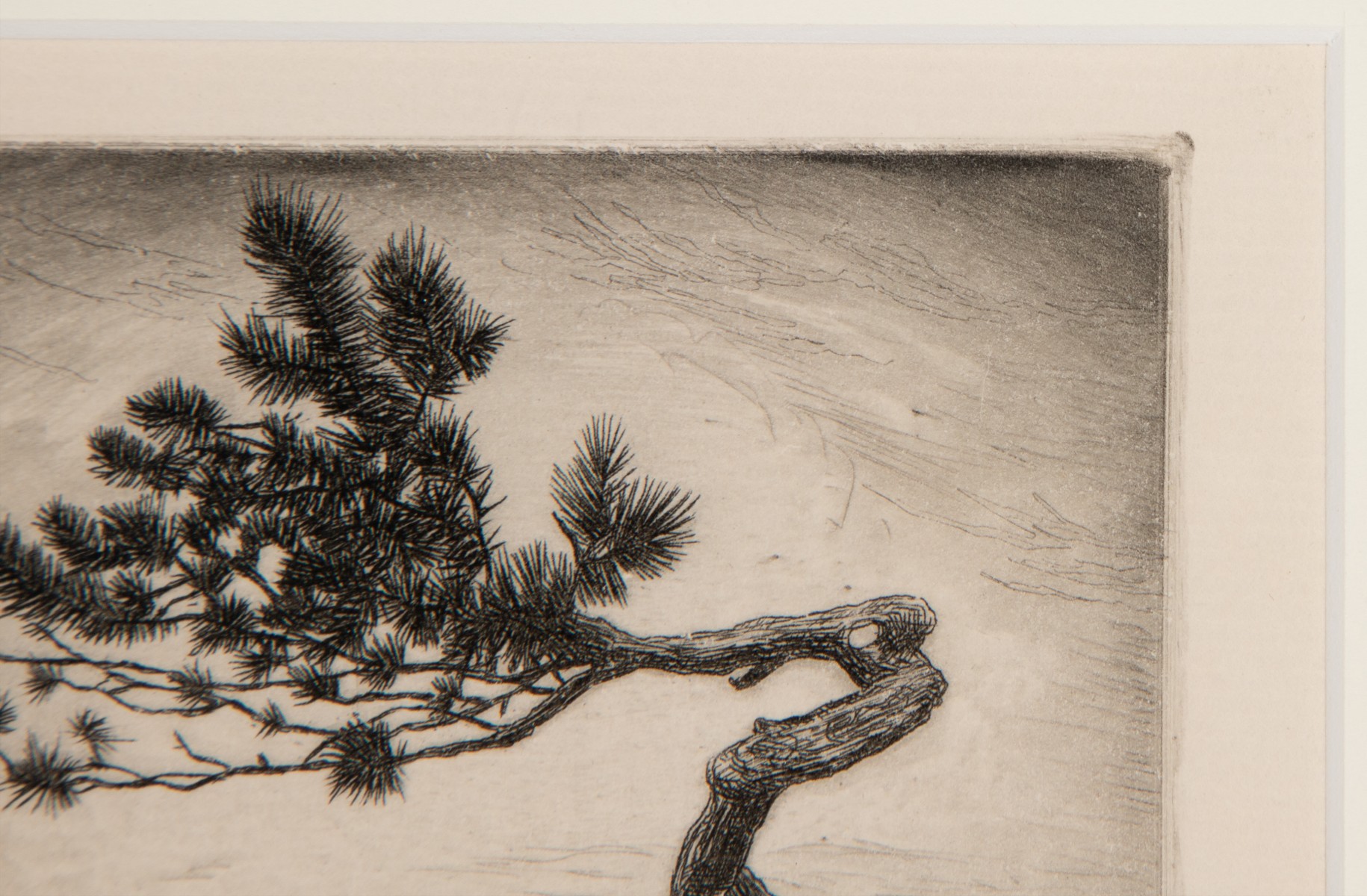 LYMAN BYXBE (1886-1980) PENCIL SIGNED DRYPOINT