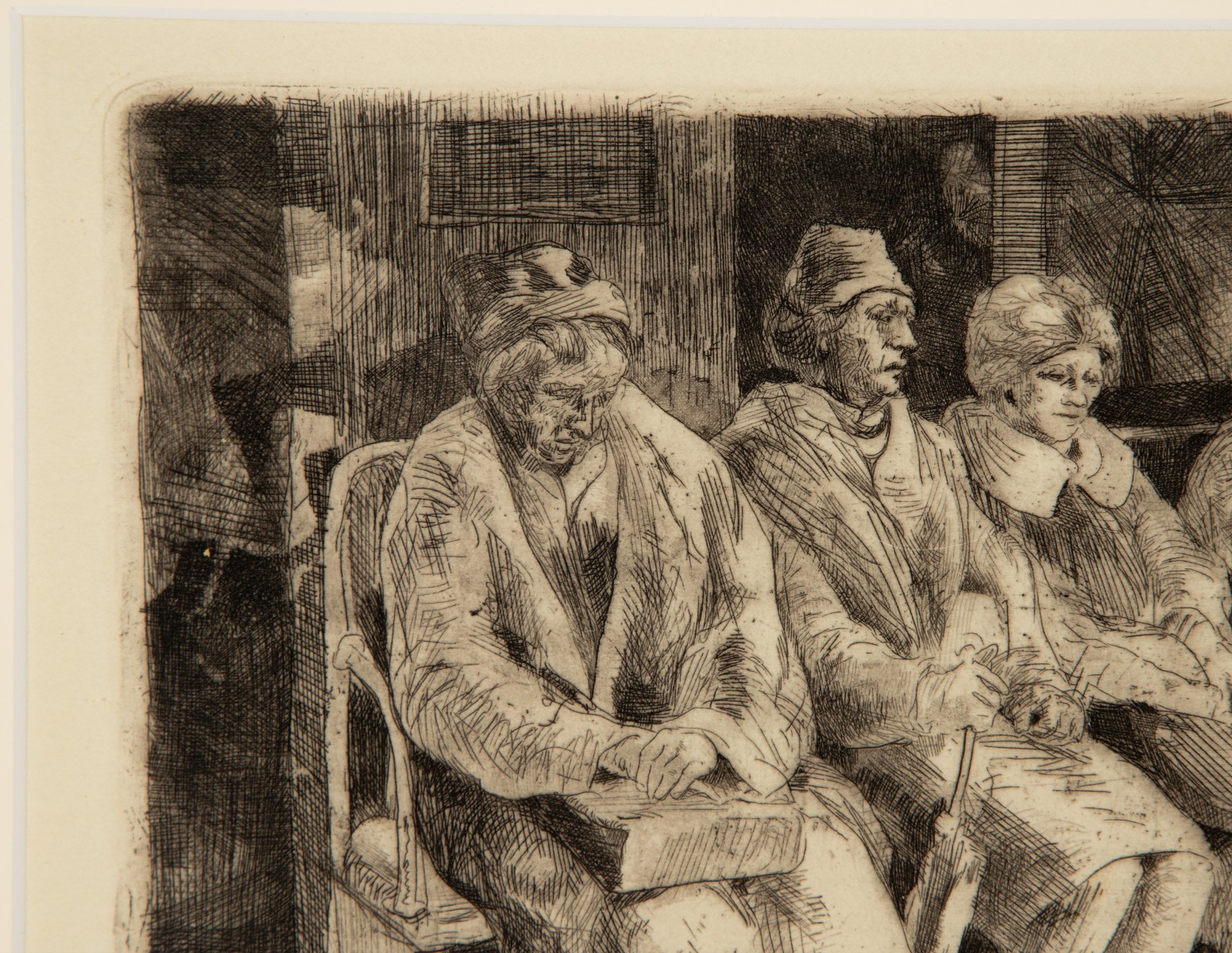 FRANK STACK (B. 1937) PENCIL SIGNED ETCHING