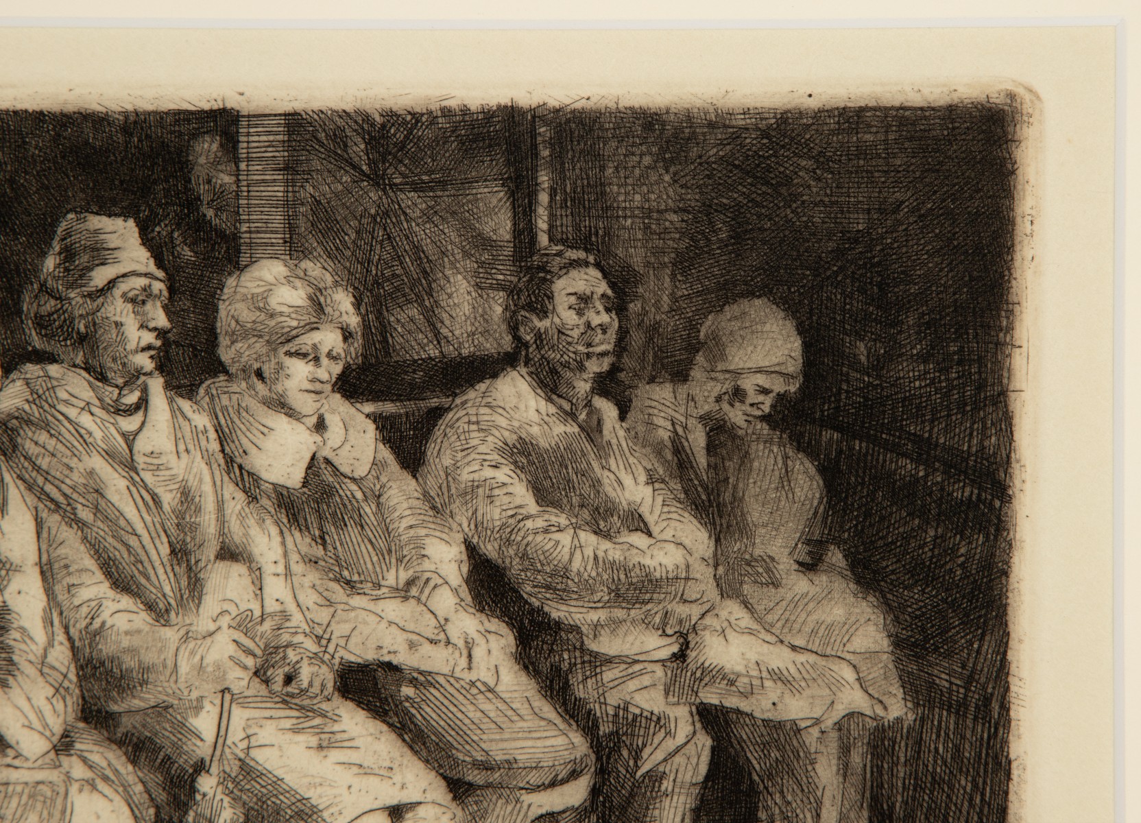 FRANK STACK (B. 1937) PENCIL SIGNED ETCHING