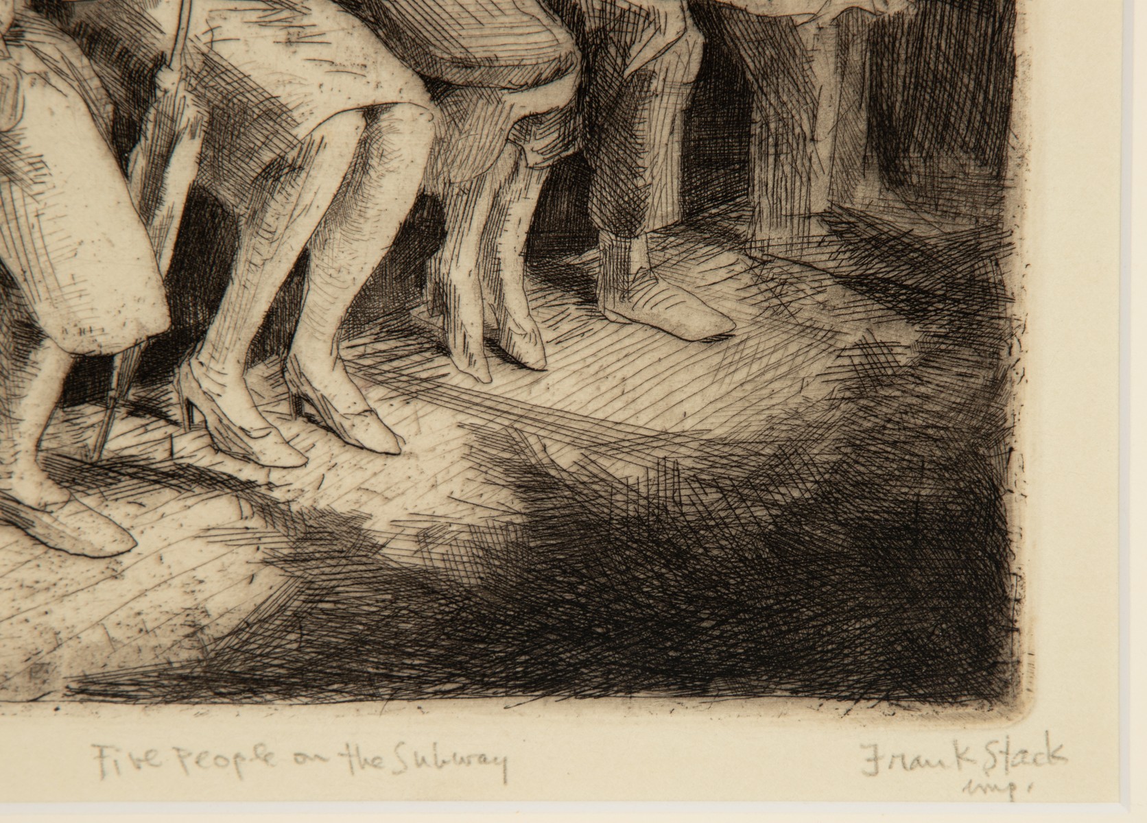 FRANK STACK (B. 1937) PENCIL SIGNED ETCHING