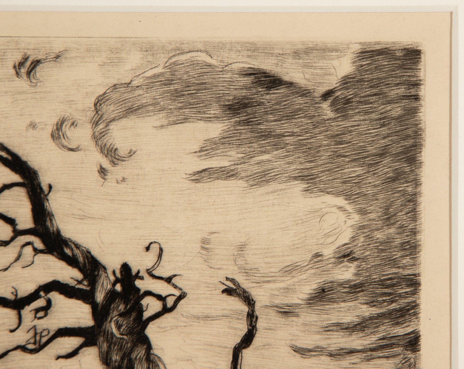 LYMAN BYXBE (1886-1980) PENCIL SIGNED DRYPOINT