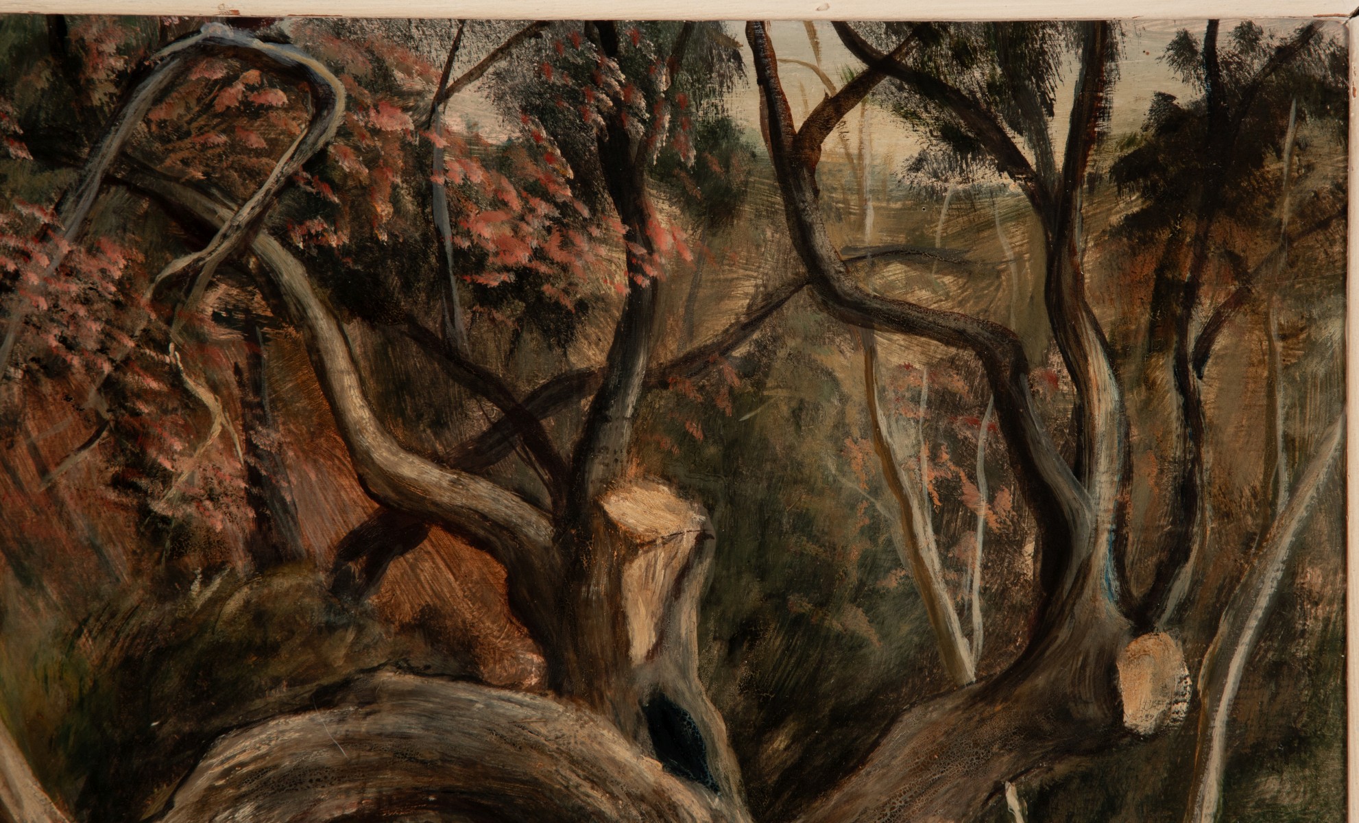 FRED SHANE (1906-1992) 1944 REGIONALIST OIL ON PANEL