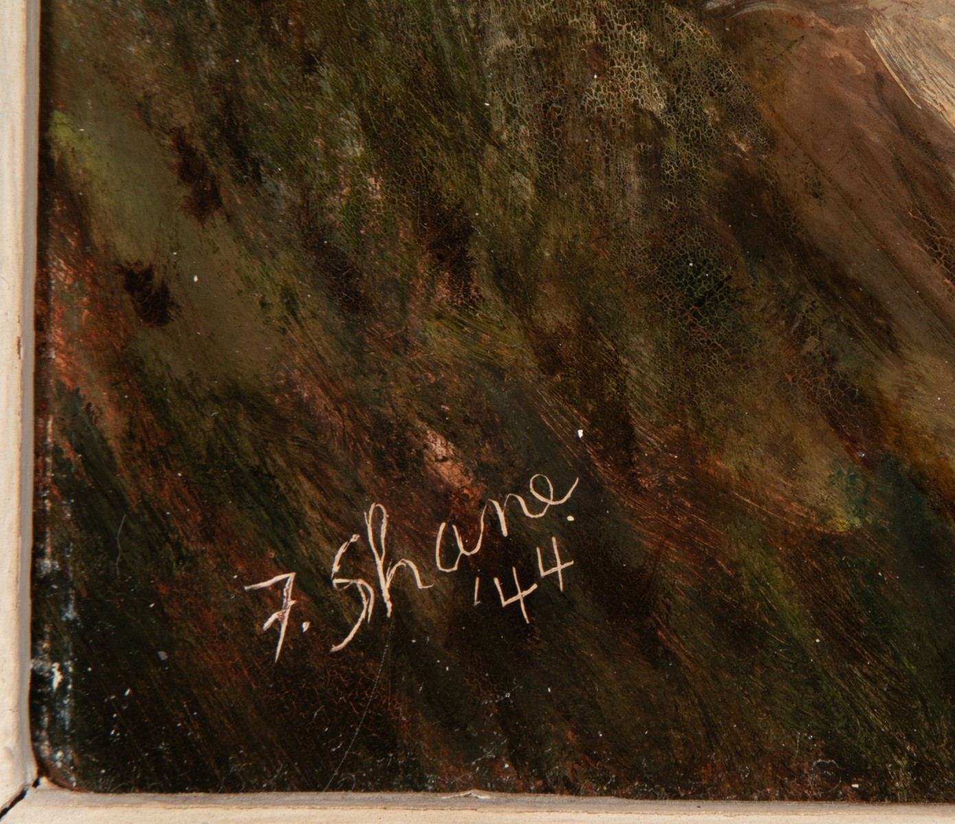 FRED SHANE (1906-1992) 1944 REGIONALIST OIL ON PANEL