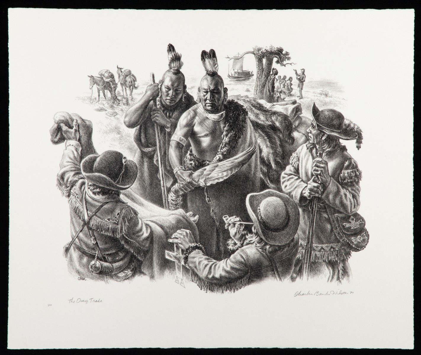 CHARLES BANKS WILSON (1918-2013) PENCIL SIGNED LITHO