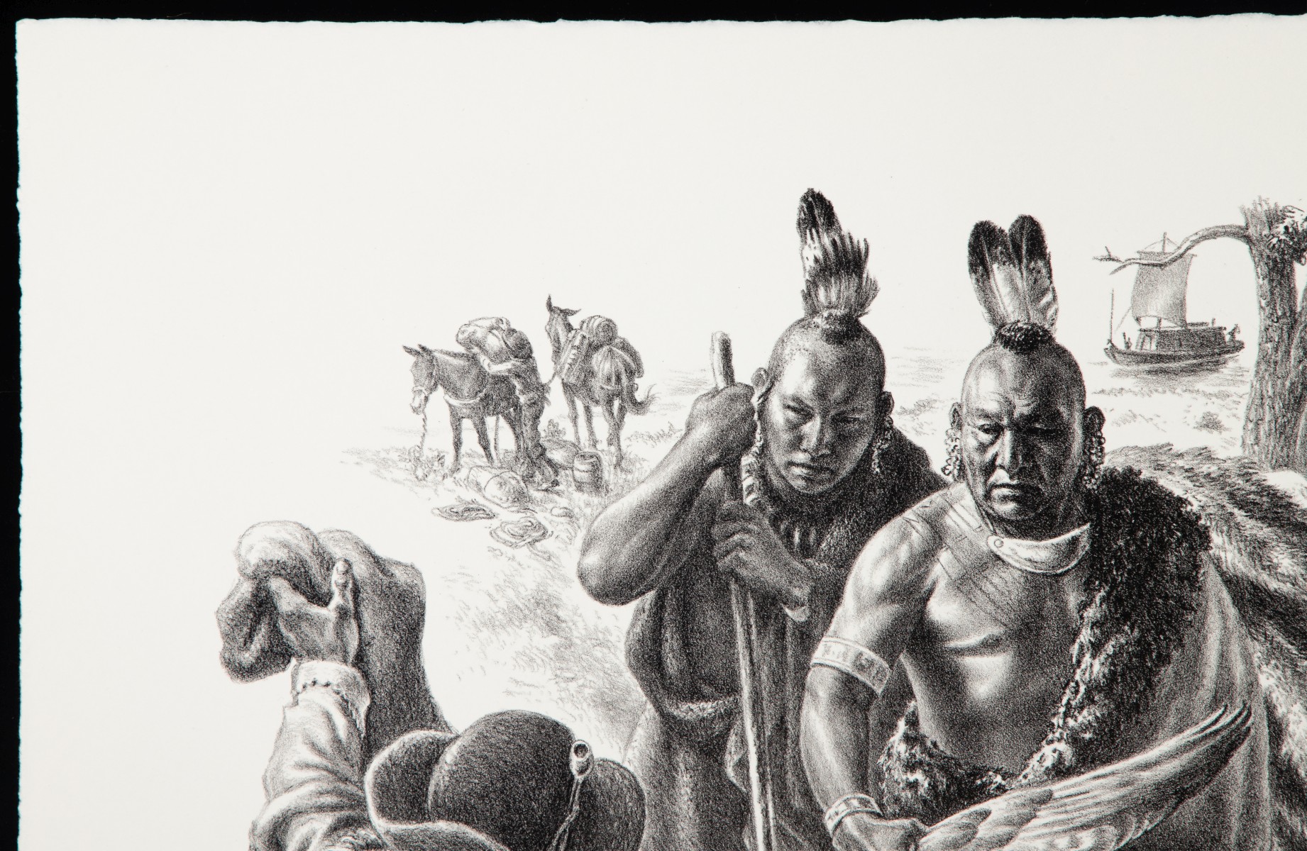 CHARLES BANKS WILSON (1918-2013) PENCIL SIGNED LITHO