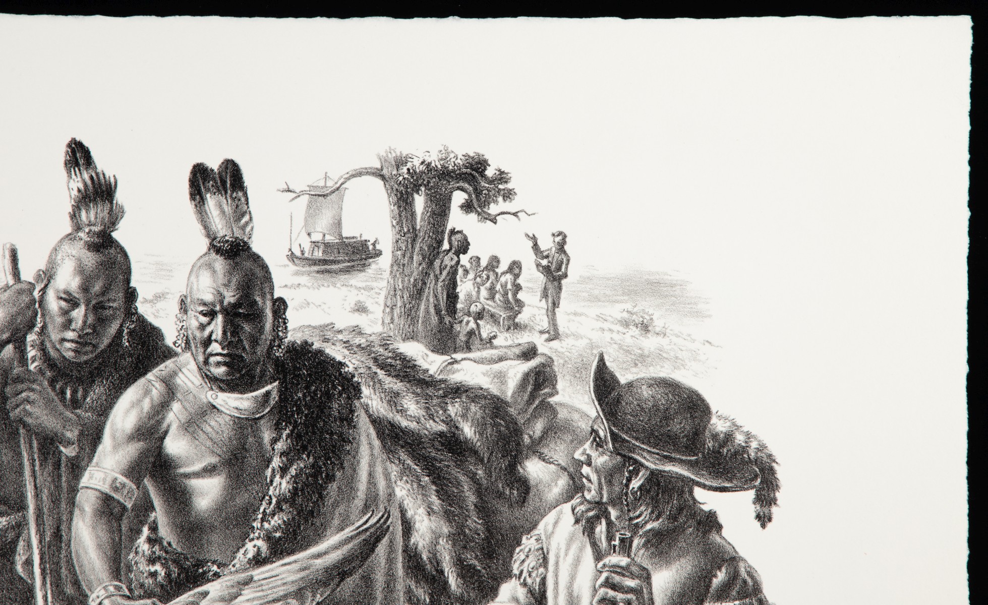 CHARLES BANKS WILSON (1918-2013) PENCIL SIGNED LITHO