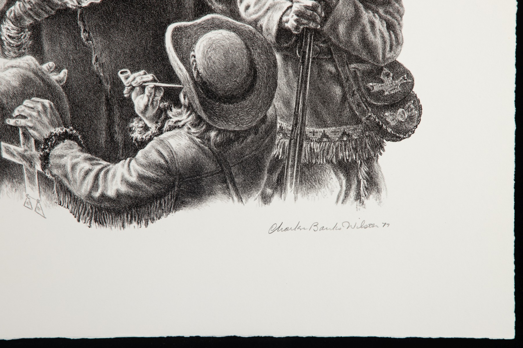 CHARLES BANKS WILSON (1918-2013) PENCIL SIGNED LITHO