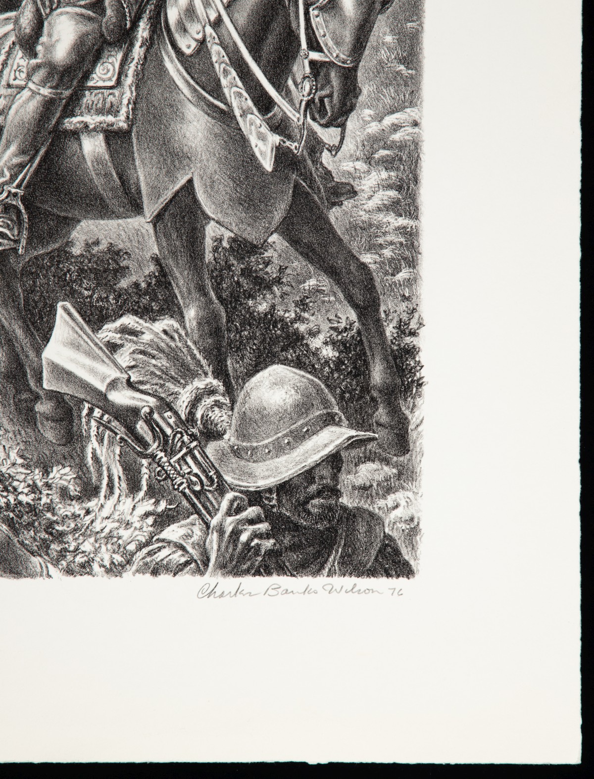 CHARLES BANKS WILSON (1918-2013) PENCIL SIGNED LITHO