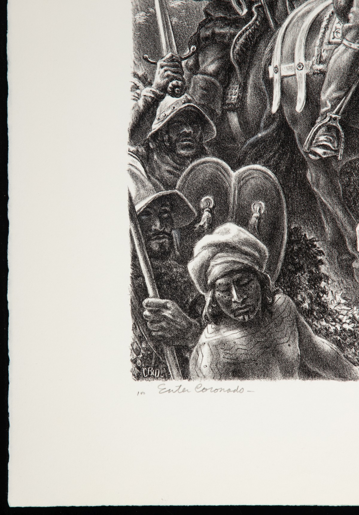 CHARLES BANKS WILSON (1918-2013) PENCIL SIGNED LITHO
