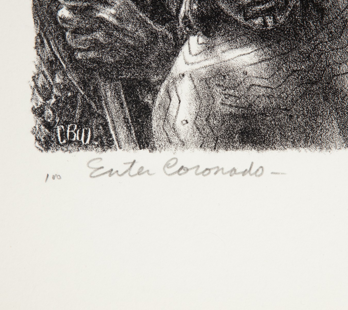 CHARLES BANKS WILSON (1918-2013) PENCIL SIGNED LITHO