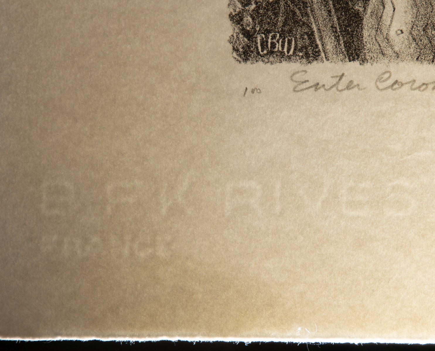 CHARLES BANKS WILSON (1918-2013) PENCIL SIGNED LITHO