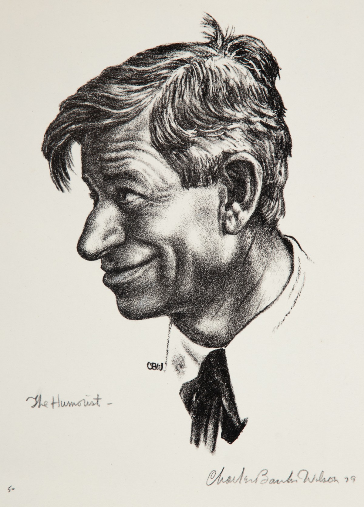 CHARLES BANKS WILSON (1918-2013) PENCIL SIGNED LITHO