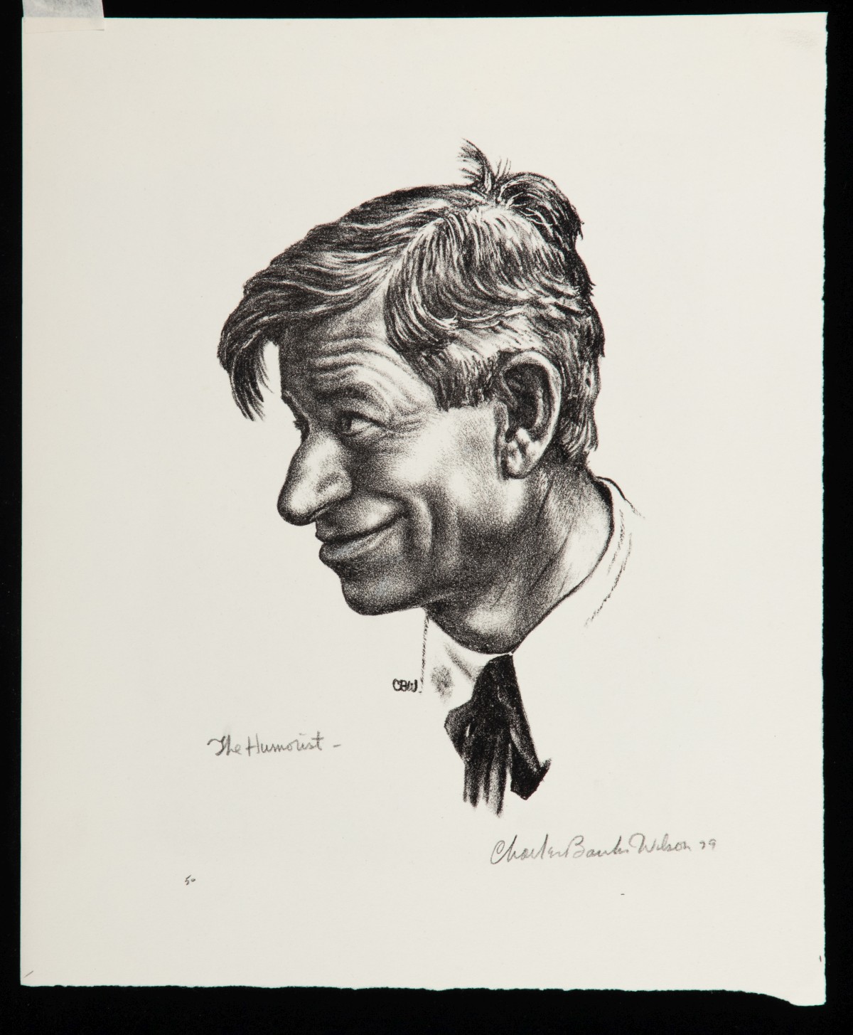 CHARLES BANKS WILSON (1918-2013) PENCIL SIGNED LITHO