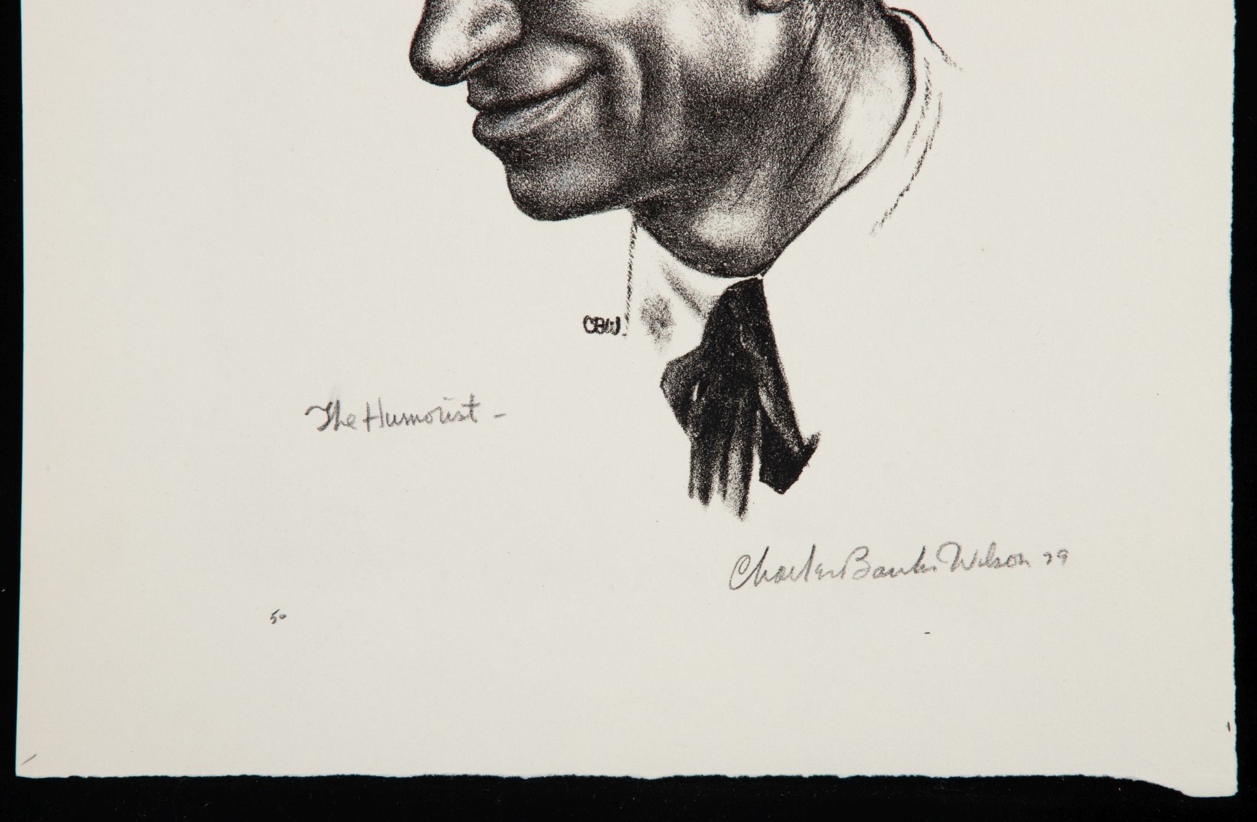 CHARLES BANKS WILSON (1918-2013) PENCIL SIGNED LITHO