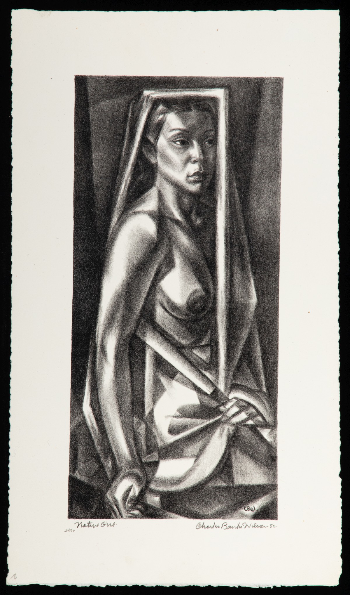 CHARLES BANKS WILSON (1918-2013) PENCIL SIGNED LITHO