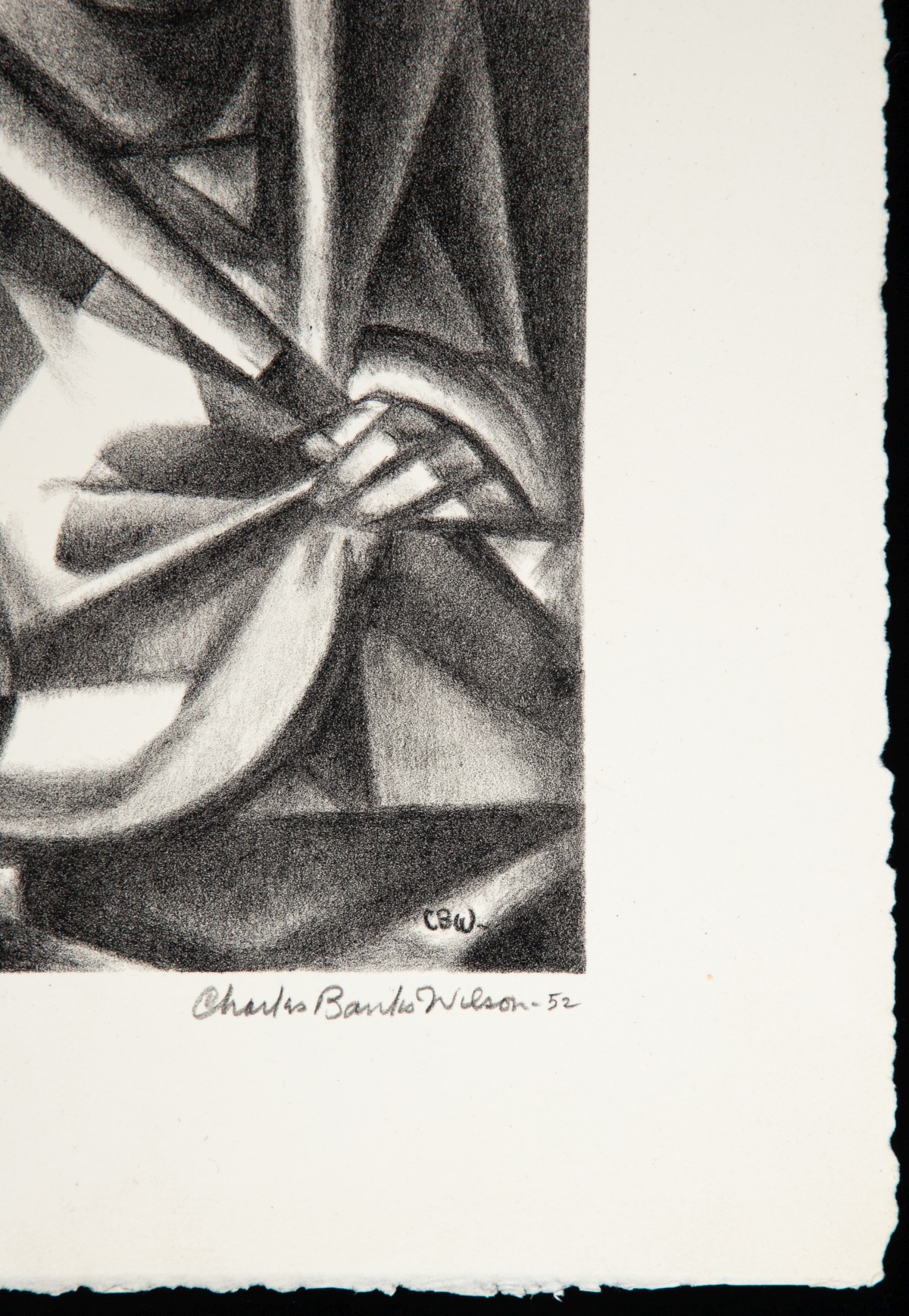 CHARLES BANKS WILSON (1918-2013) PENCIL SIGNED LITHO