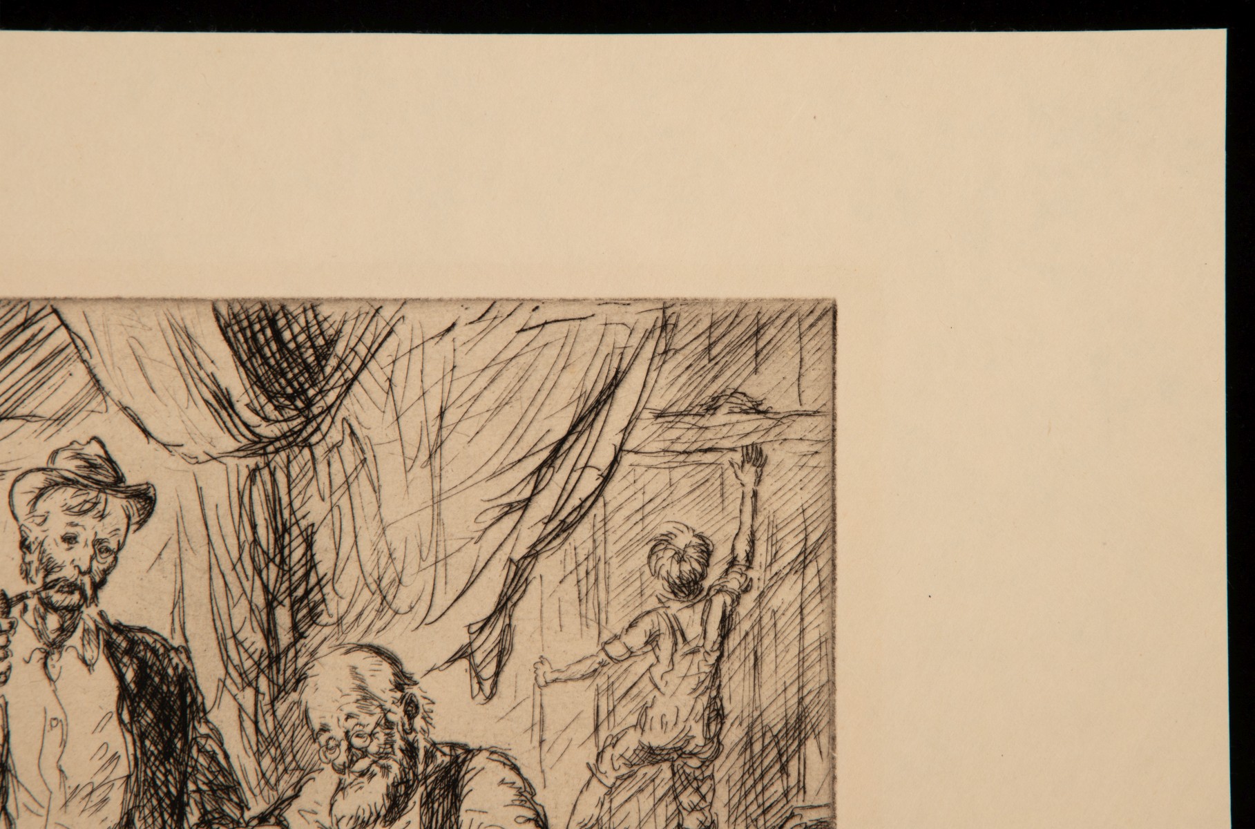 HAROLD DENISON (1887-1940) THREE PENCIL SIGNED ETCHINGS