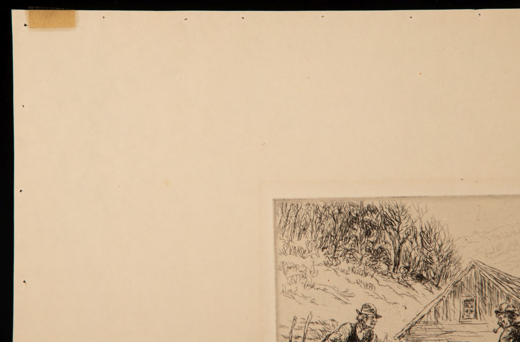 HAROLD DENISON (1887-1940) THREE PENCIL SIGNED ETCHINGS