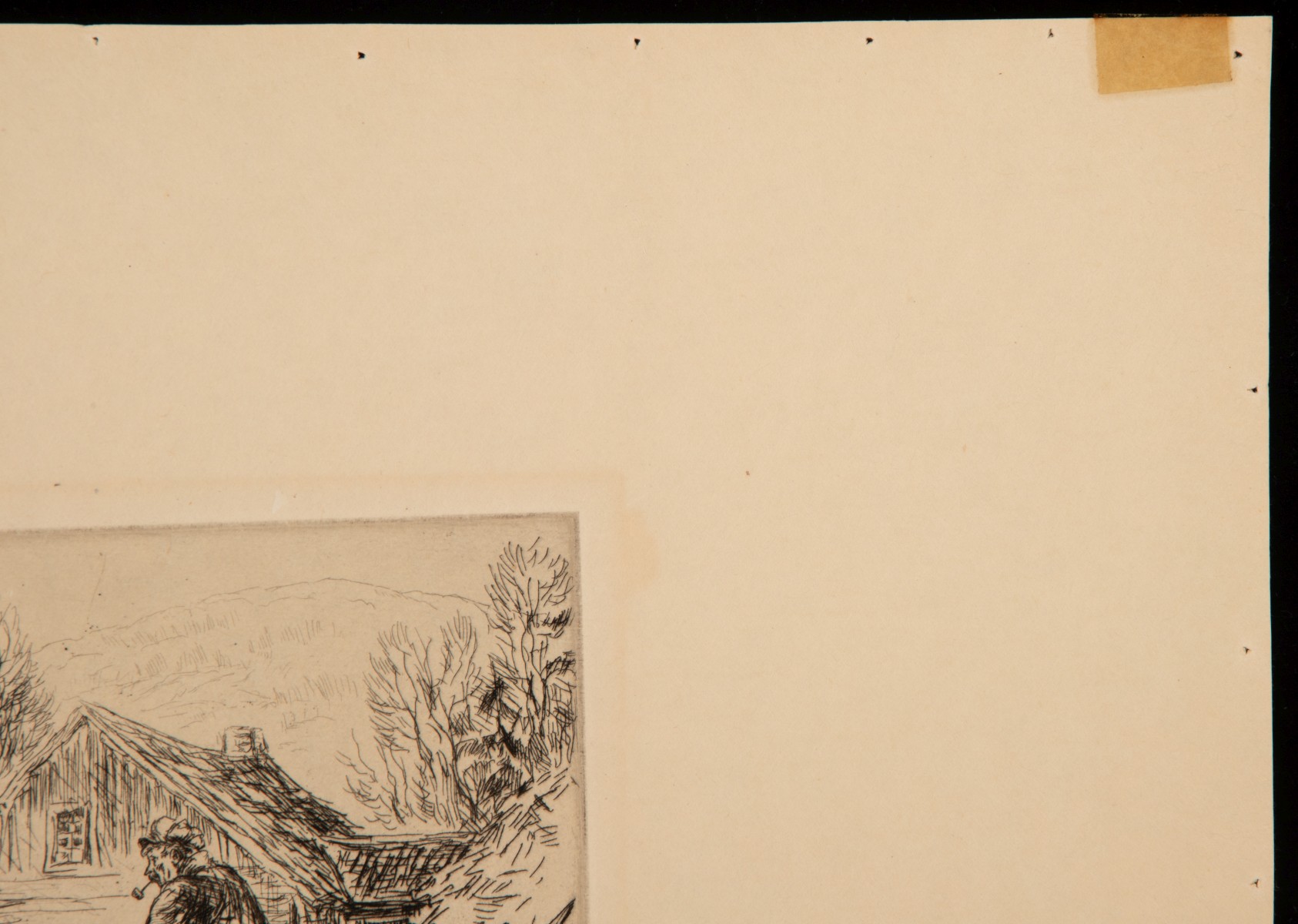 HAROLD DENISON (1887-1940) THREE PENCIL SIGNED ETCHINGS